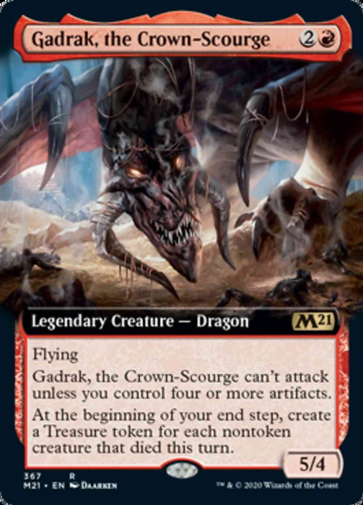 Gadrak, the Crown-Scourge (Extended Art) magic card front