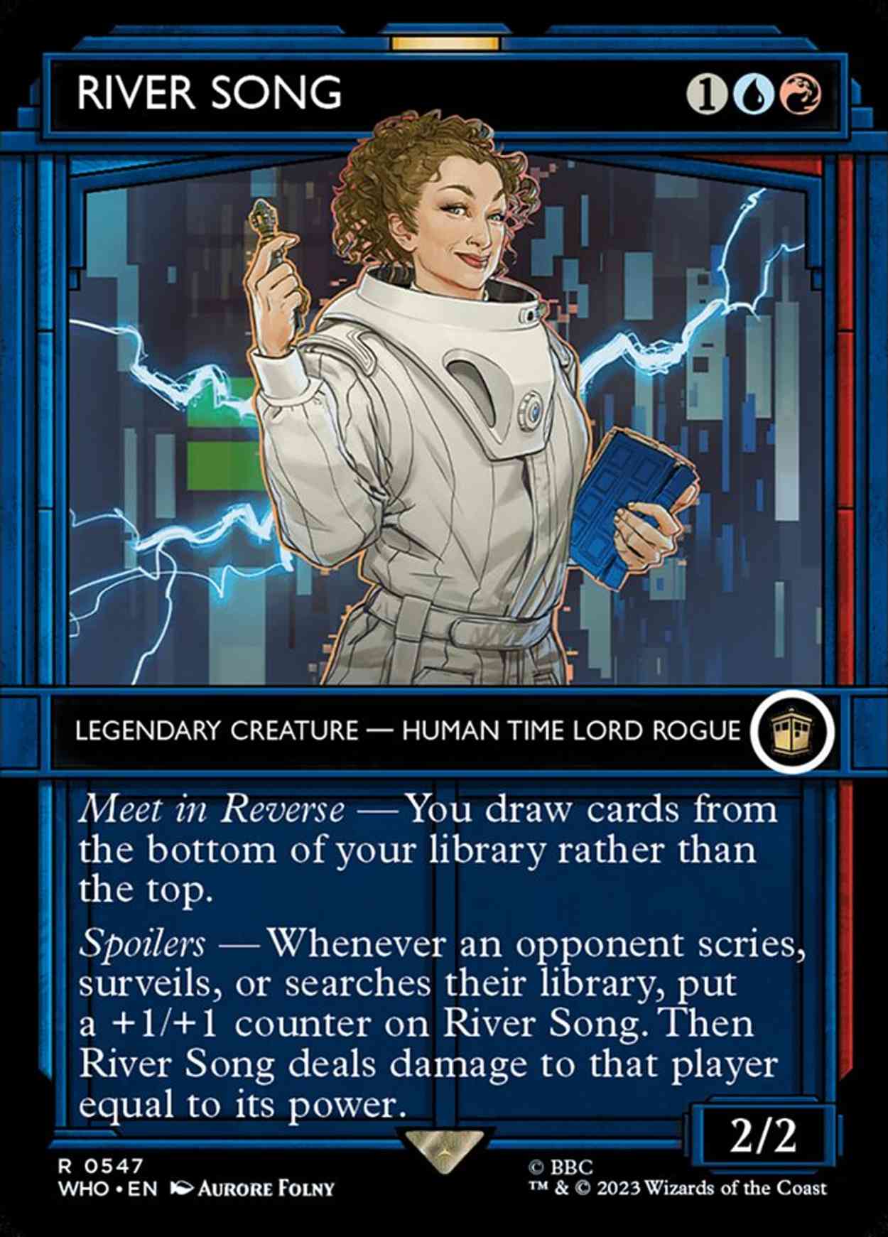 River Song (Showcase) magic card front