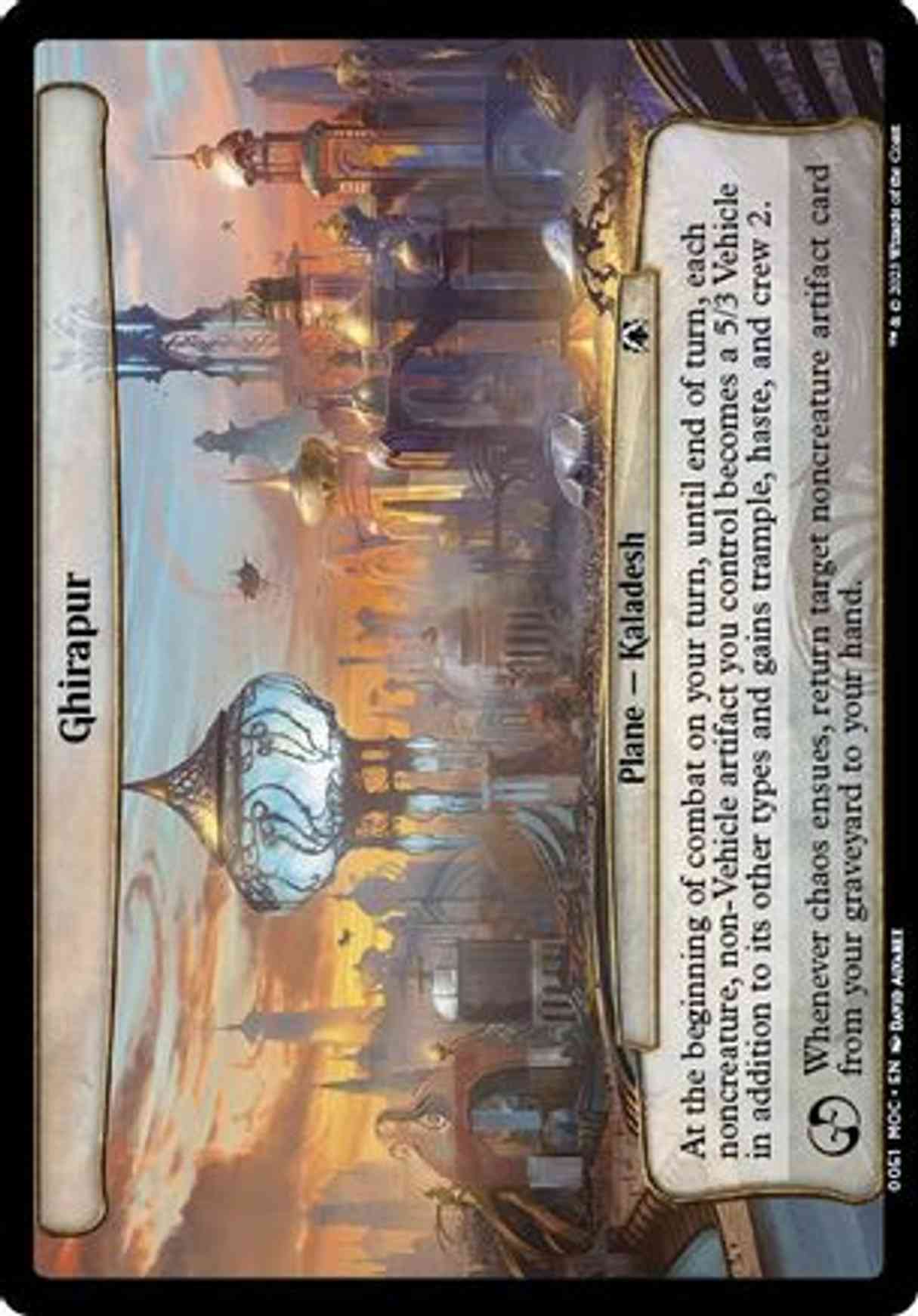 Ghirapur magic card front