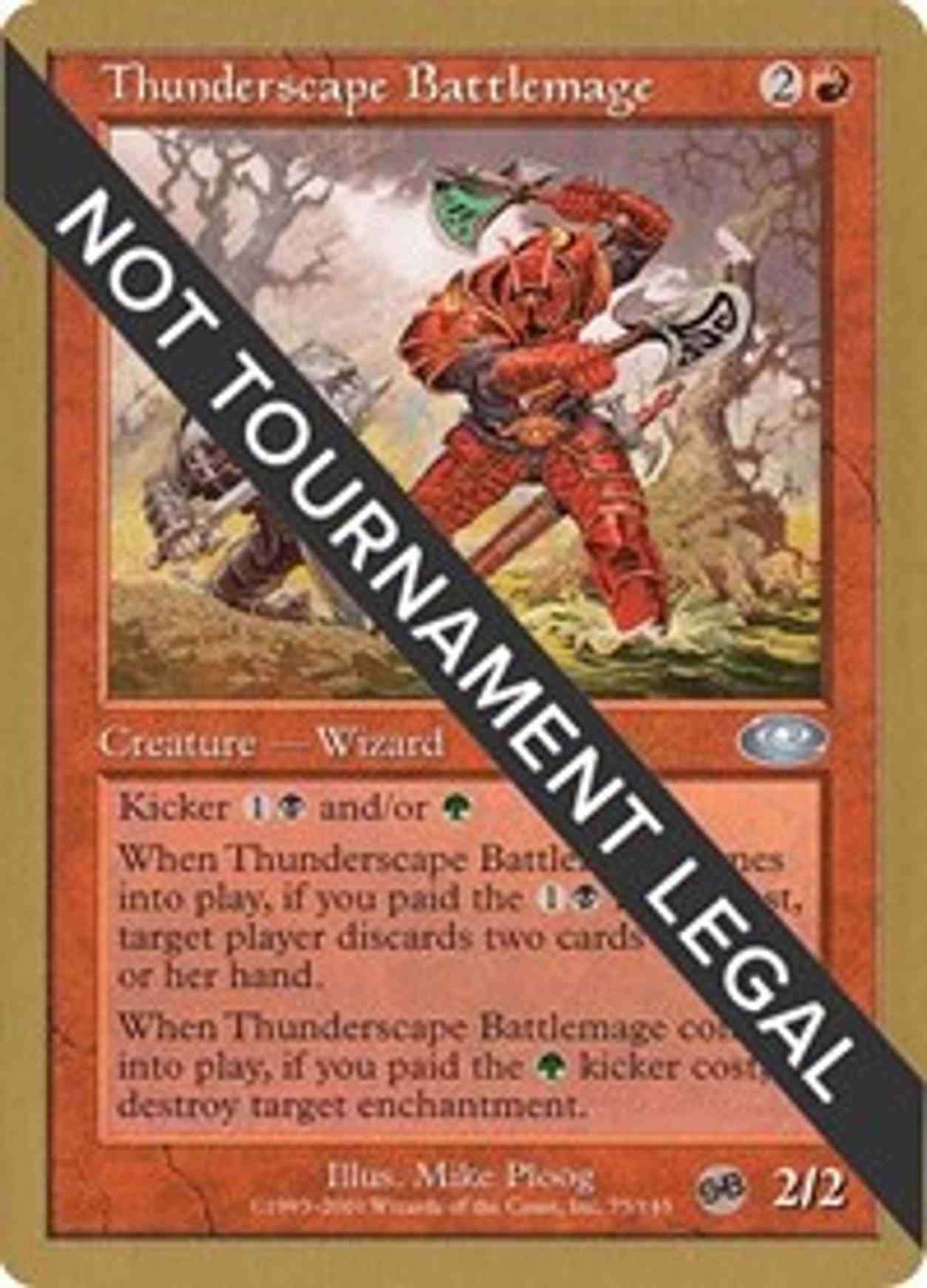 Thunderscape Battlemage - 2001 Jan Tomcani (PLS) magic card front