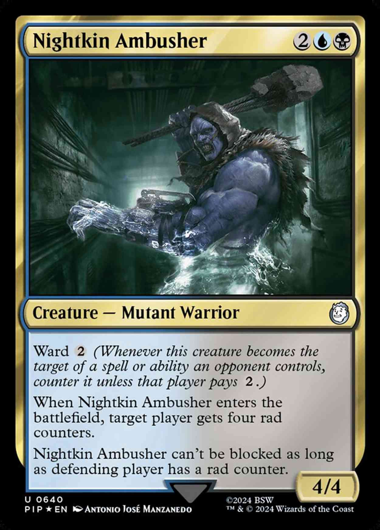 Nightkin Ambusher (Surge Foil) magic card front