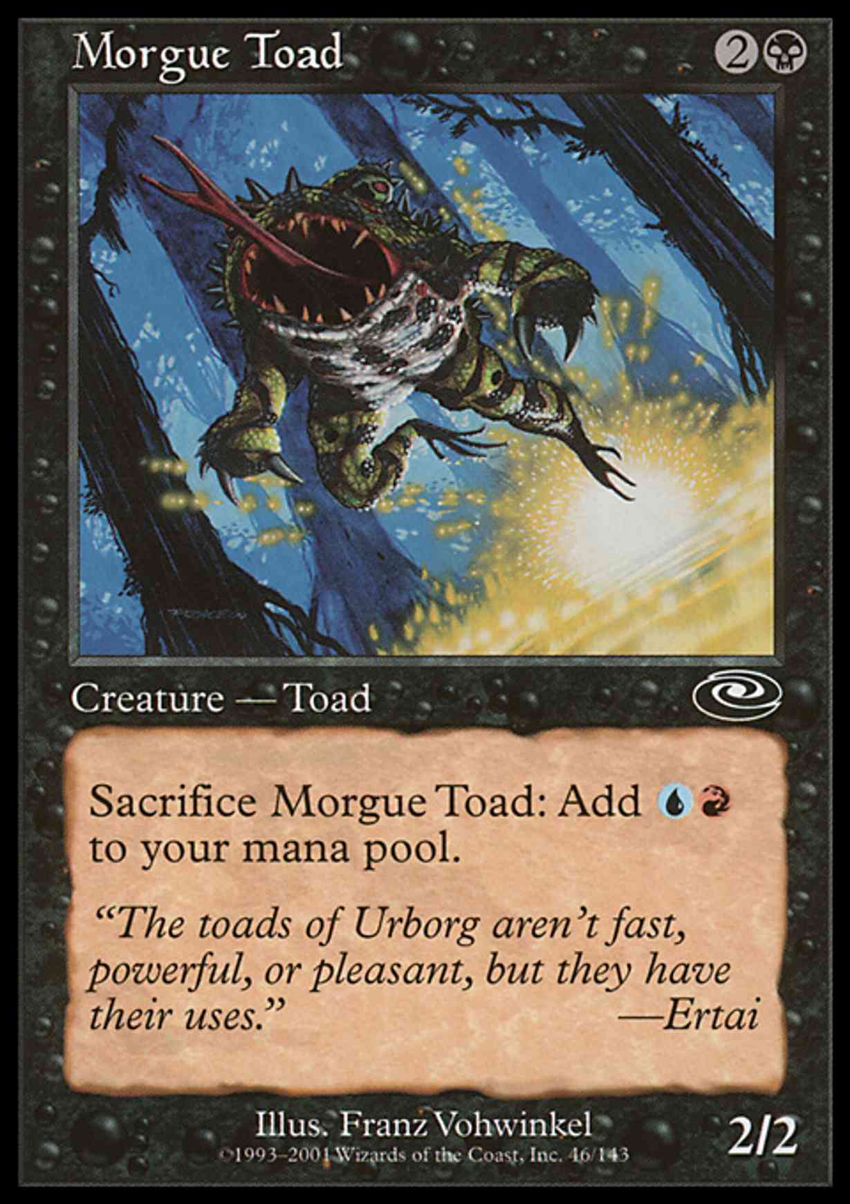 Morgue Toad magic card front
