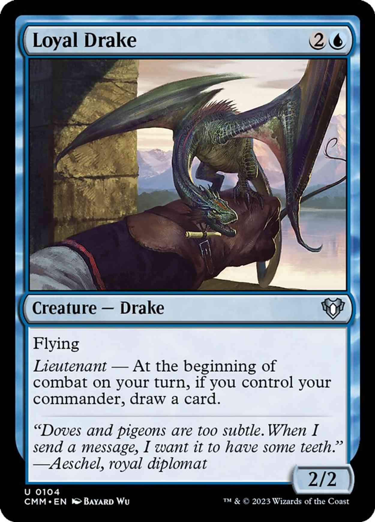 Loyal Drake magic card front