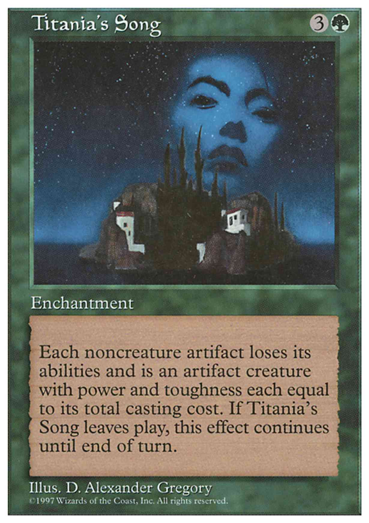 Titania's Song magic card front