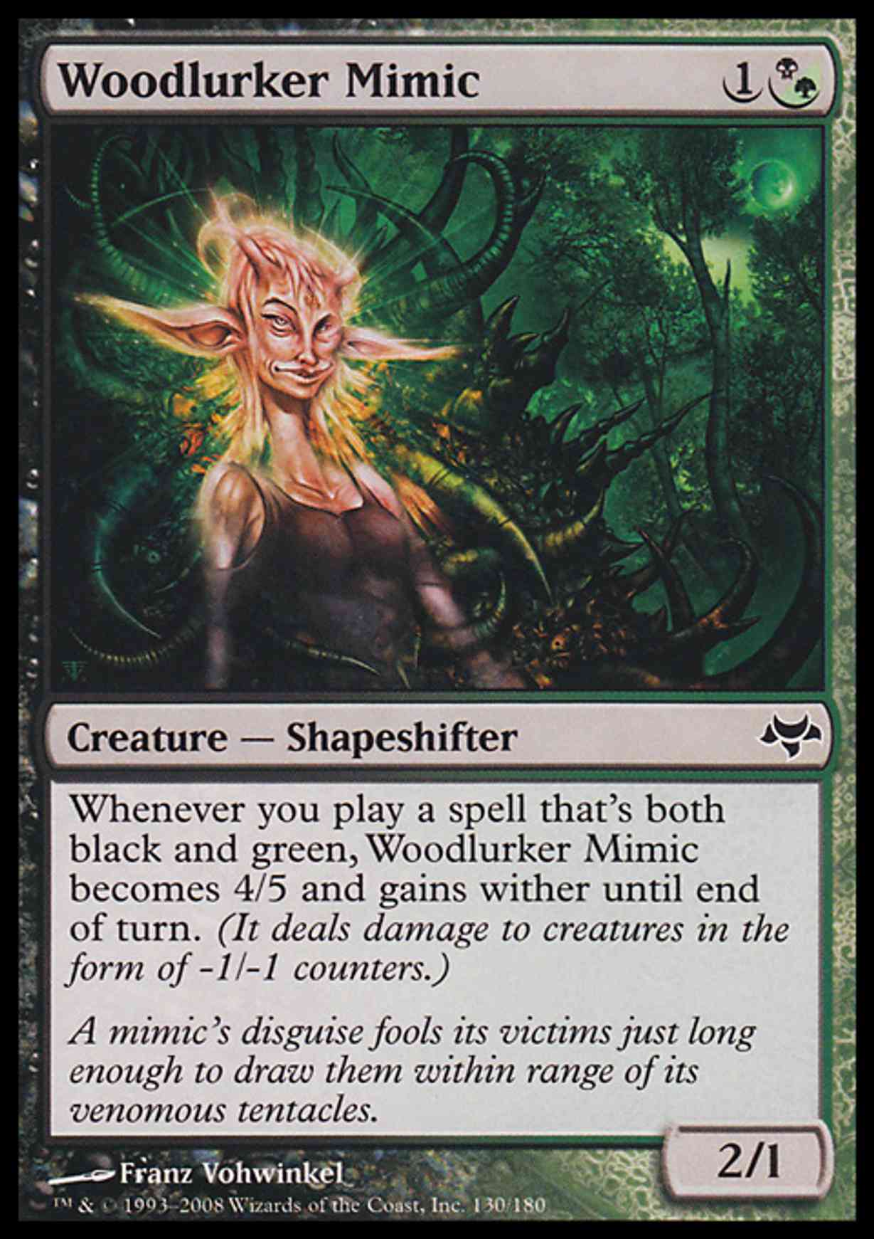 Woodlurker Mimic magic card front