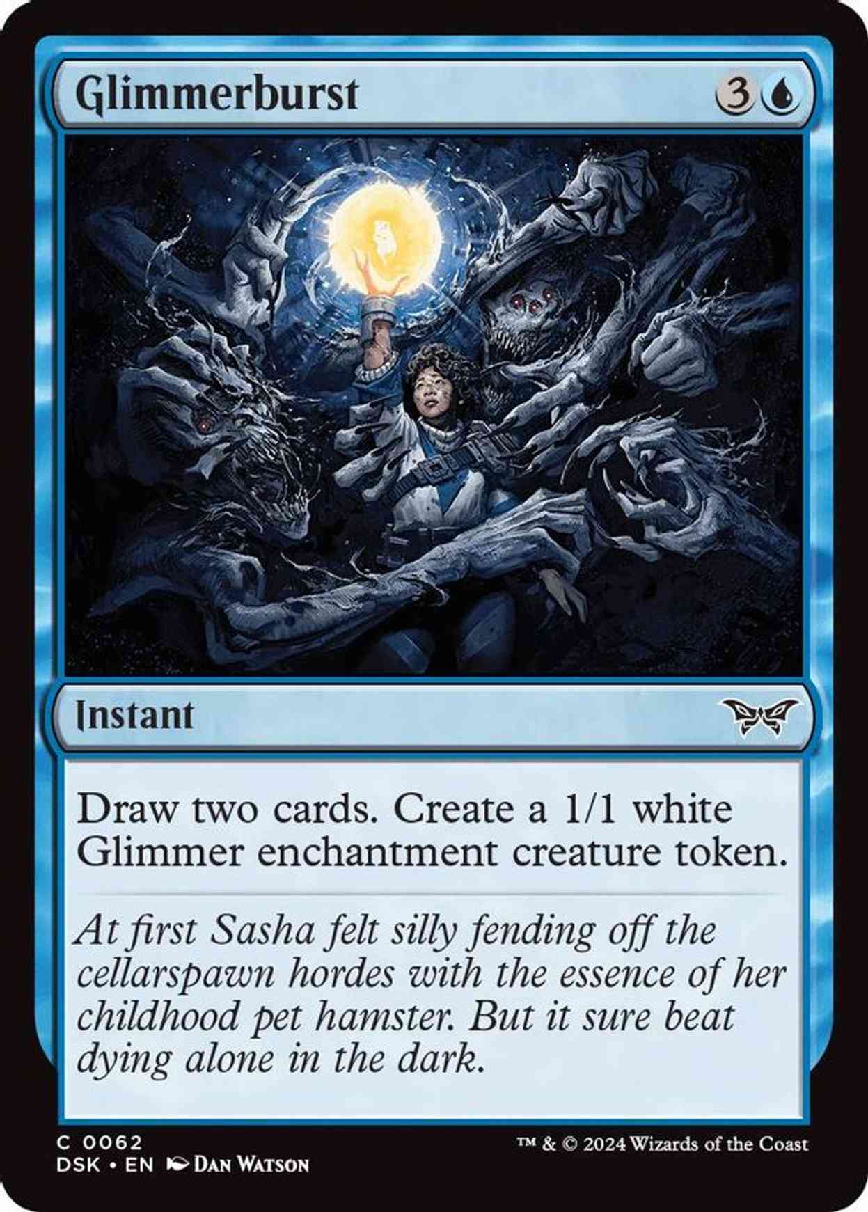 Glimmerburst magic card front