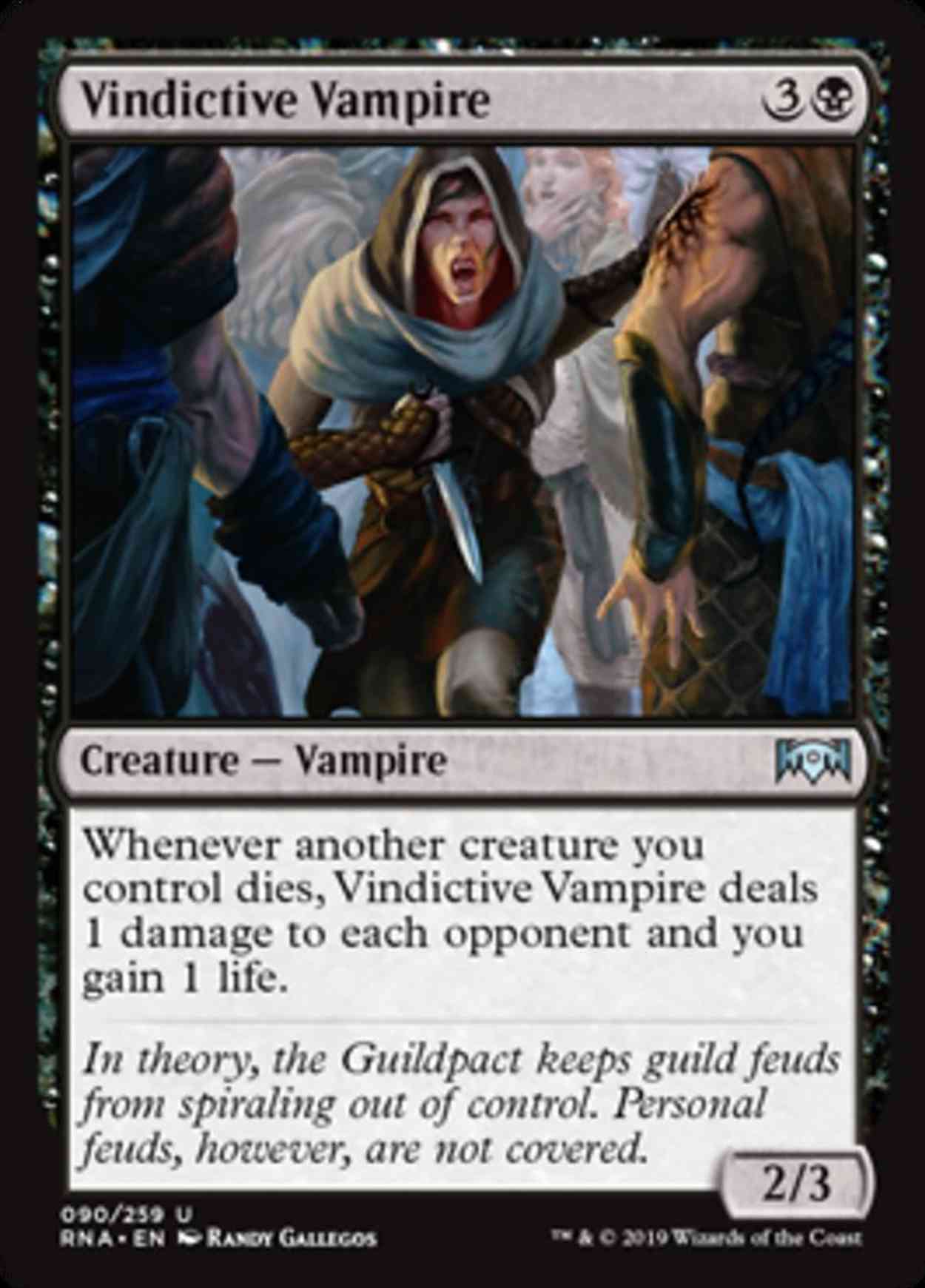 Vindictive Vampire magic card front