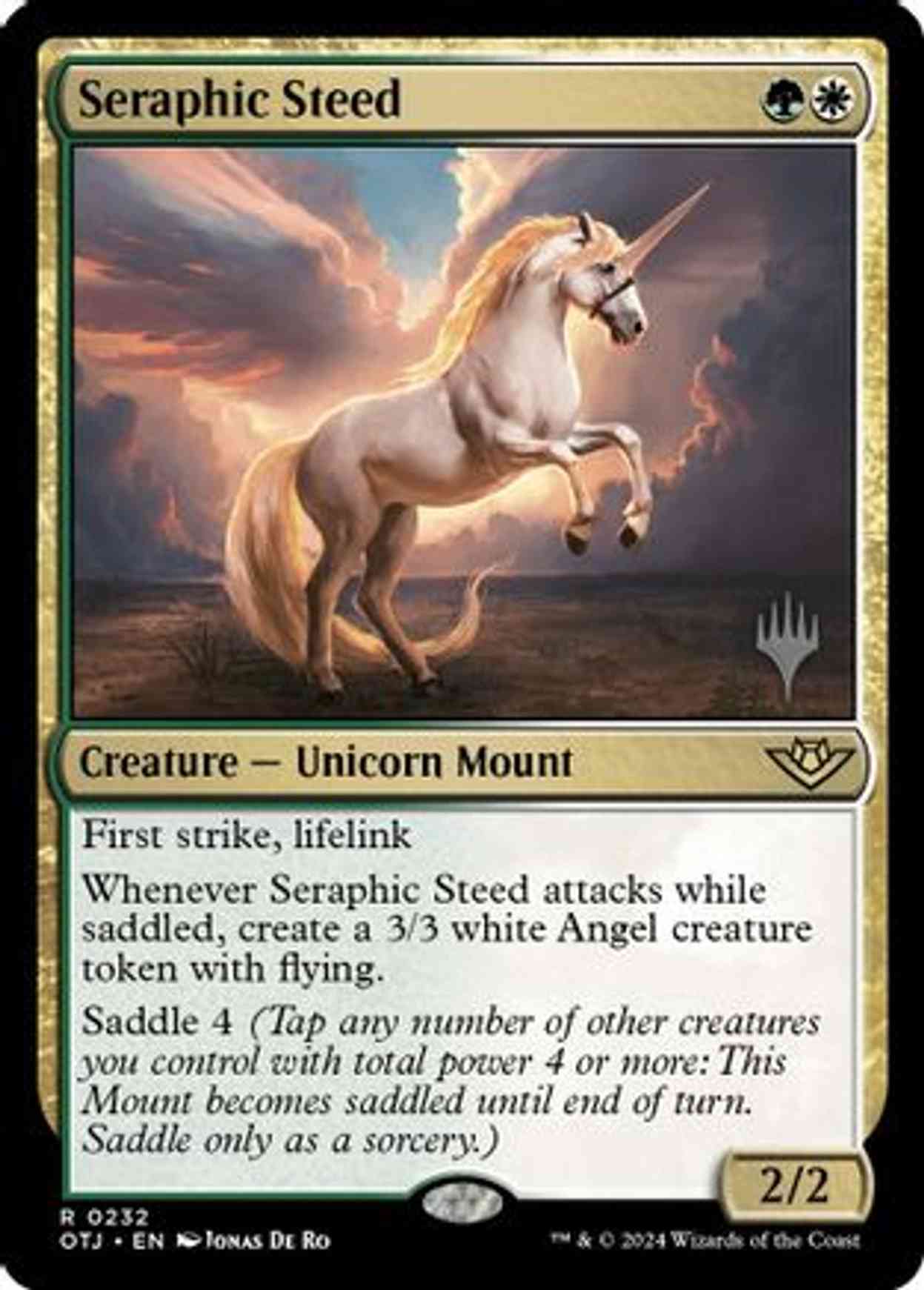 Seraphic Steed magic card front