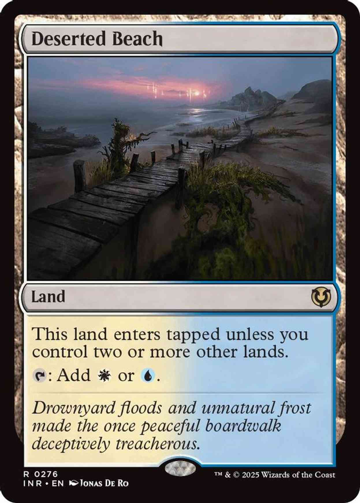 Deserted Beach magic card front