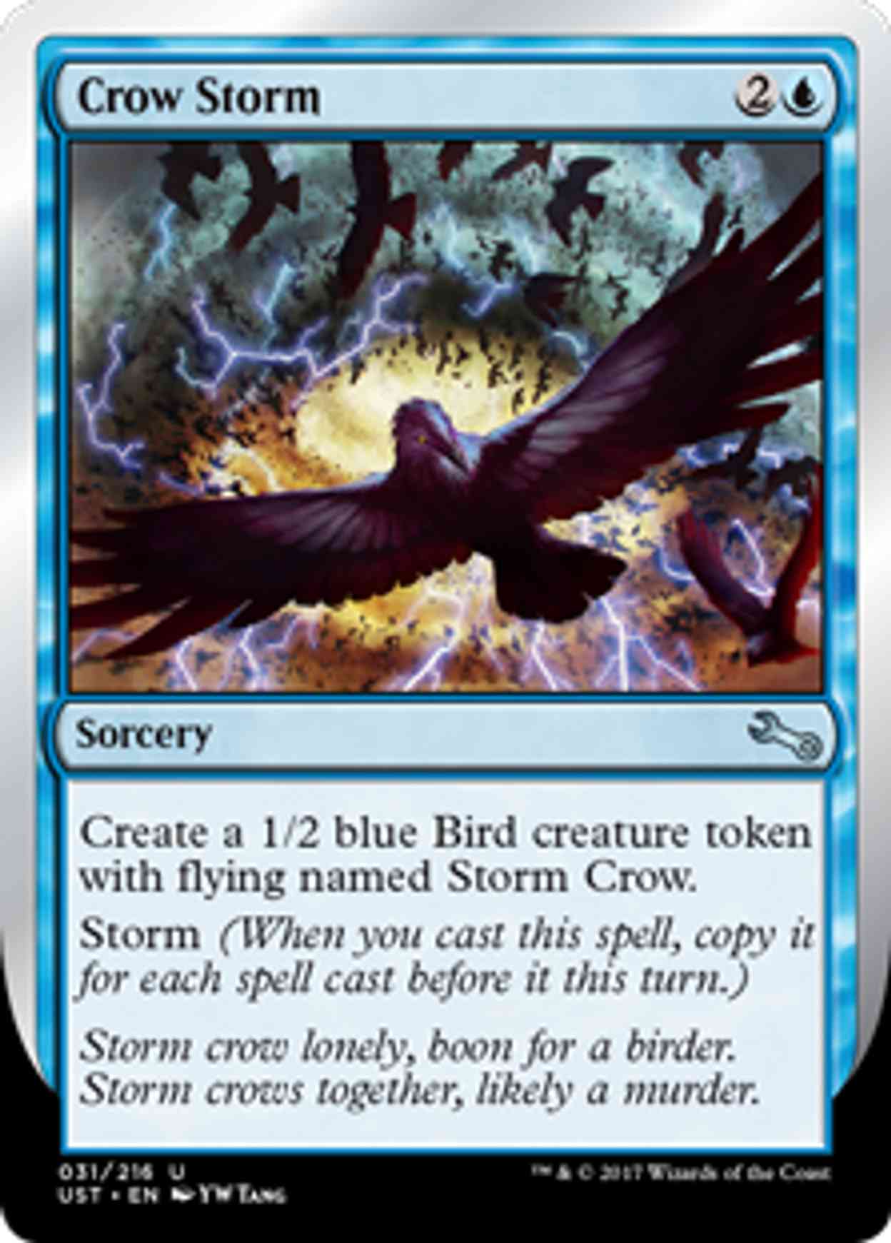 Crow Storm magic card front