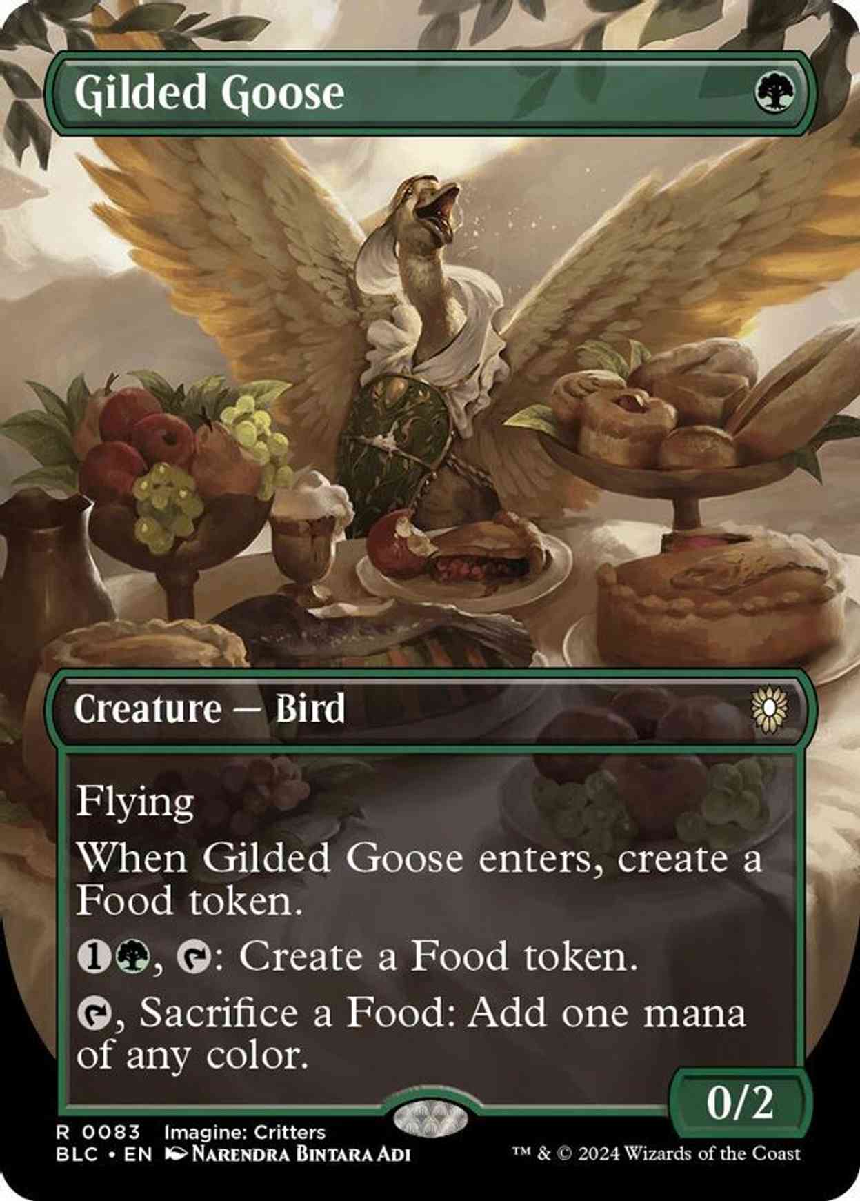 Gilded Goose (Borderless) magic card front