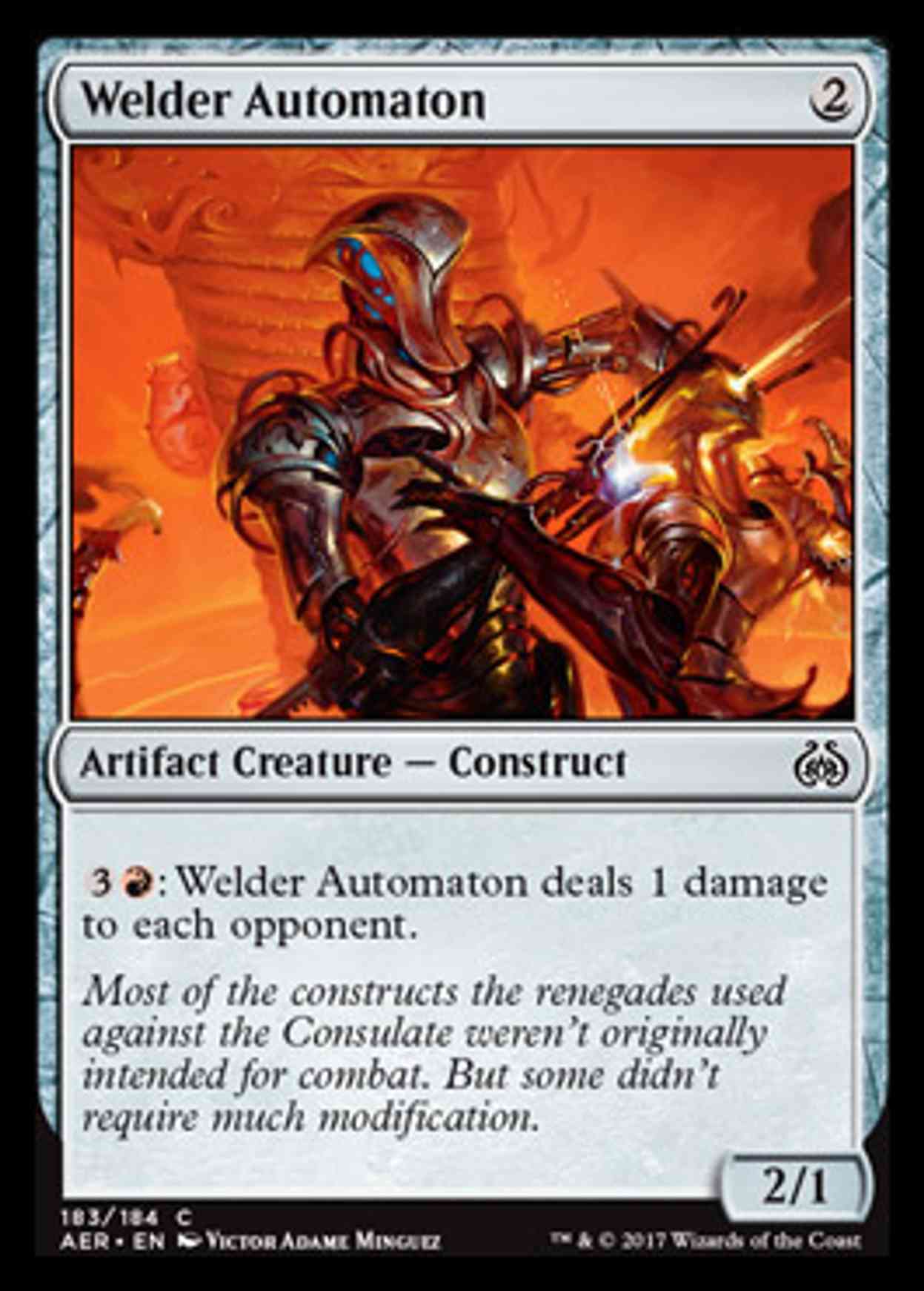 Welder Automaton magic card front