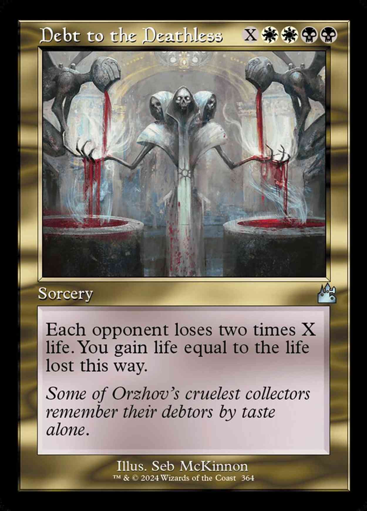 Debt to the Deathless (Retro Frame) magic card front