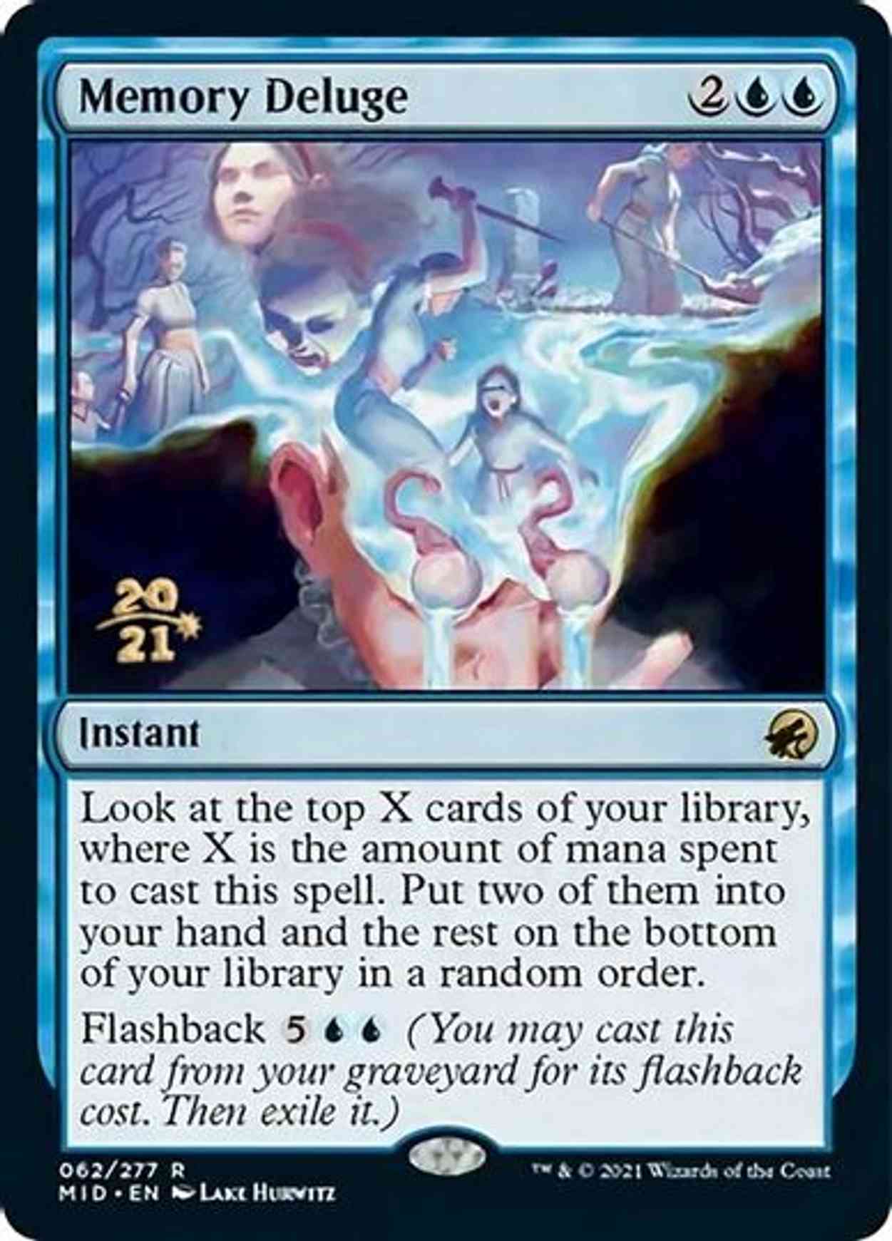 Memory Deluge magic card front