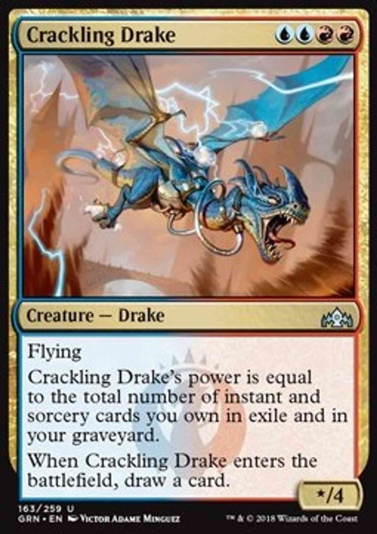 Crackling Drake magic card front