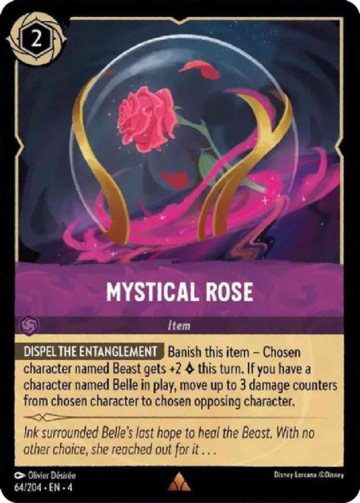 Mystical Rose magic card front