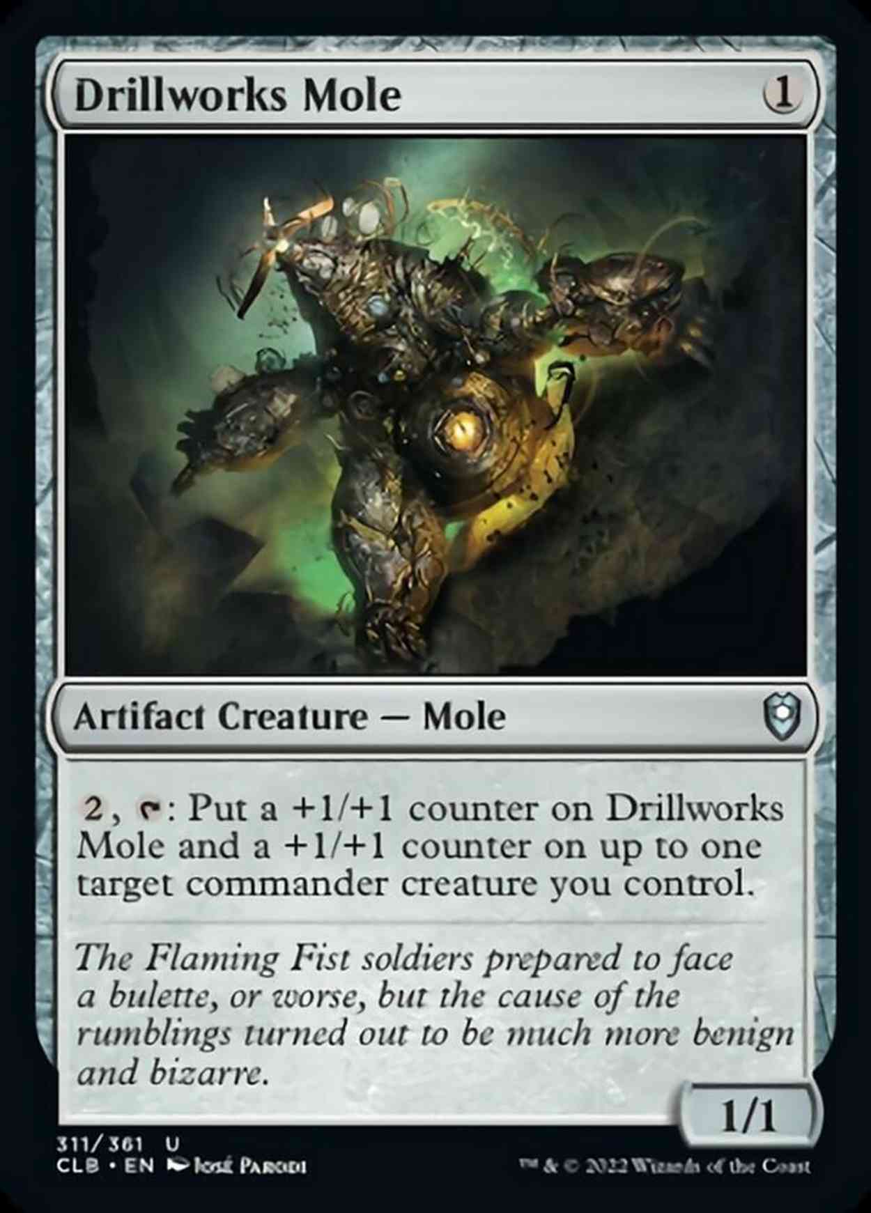 Drillworks Mole magic card front