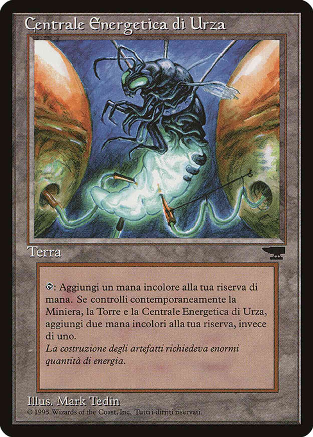 Urza's Power Plant (Bug) (Italian) - "Centrale Energetica di Urza" magic card front