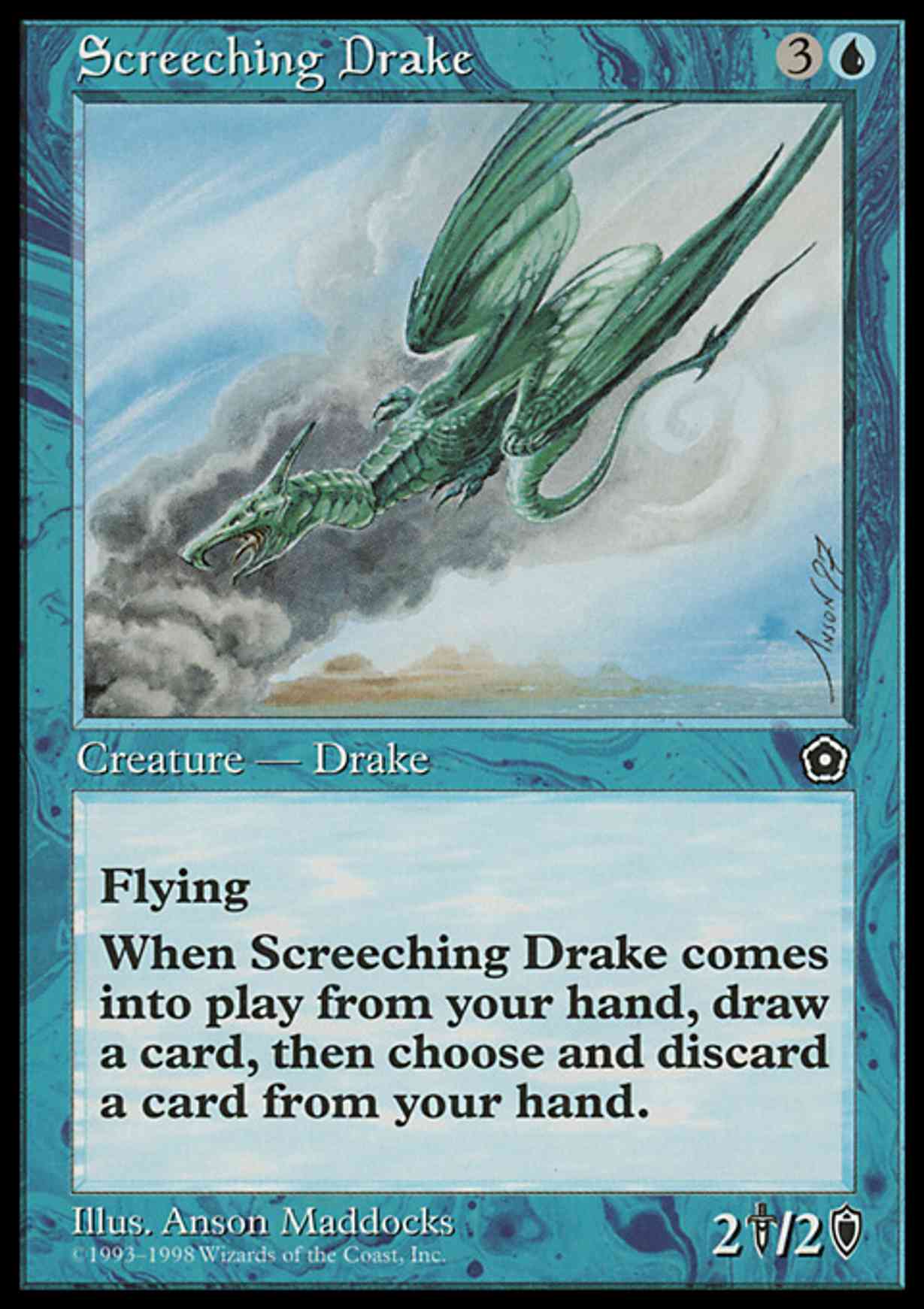 Screeching Drake magic card front