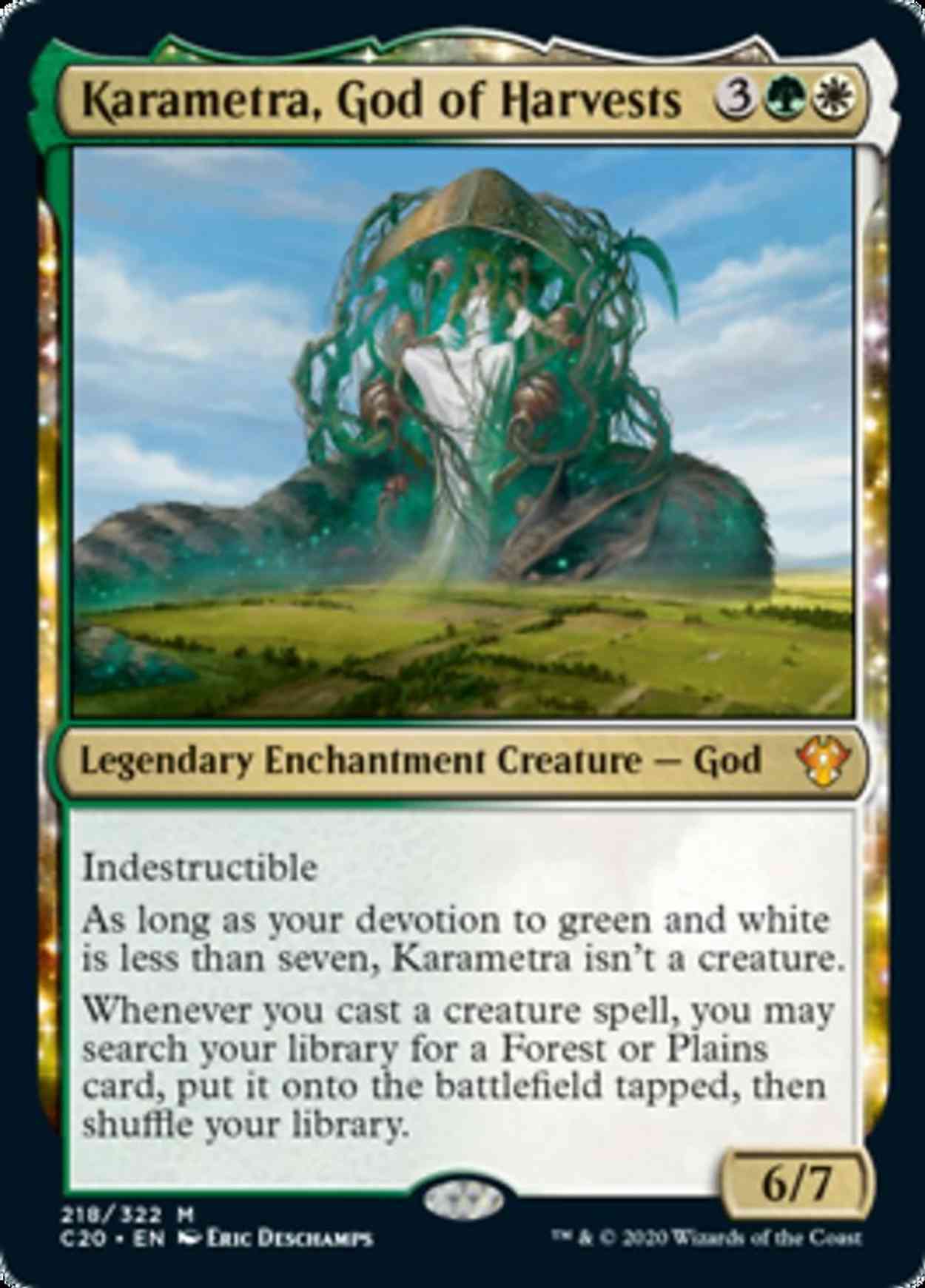 Karametra, God of Harvests magic card front