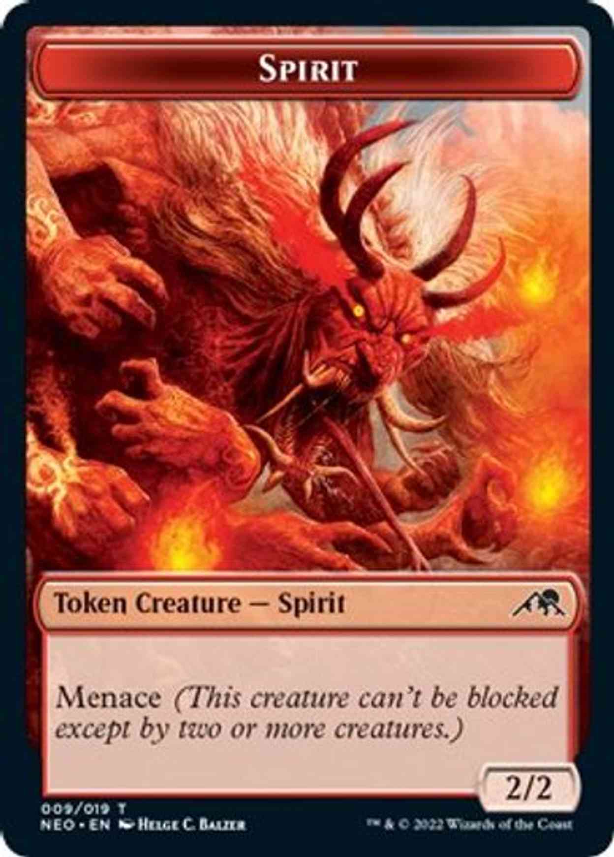 Spirit Token (009) magic card front