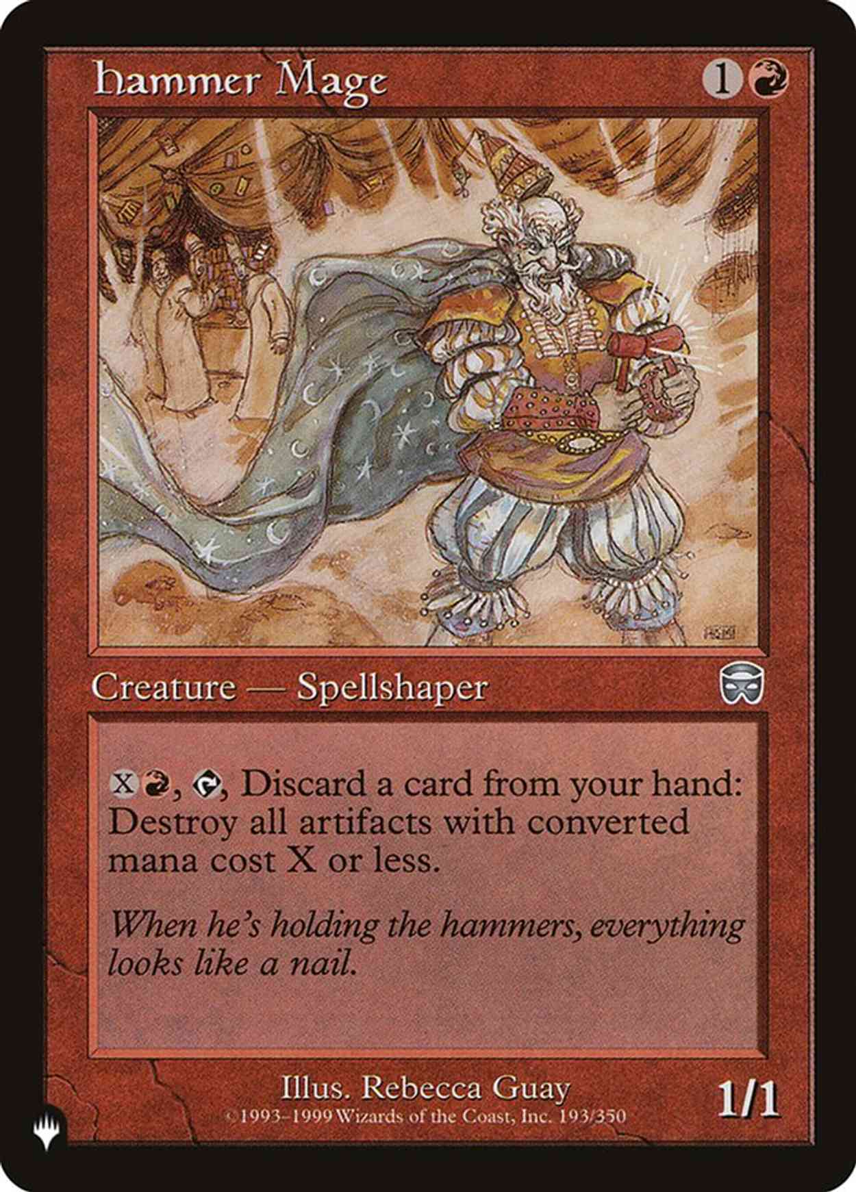 Hammer Mage magic card front