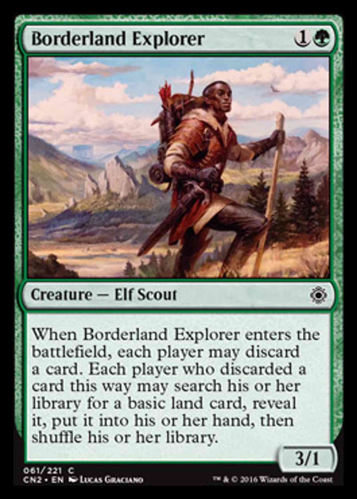 Borderland Explorer magic card front