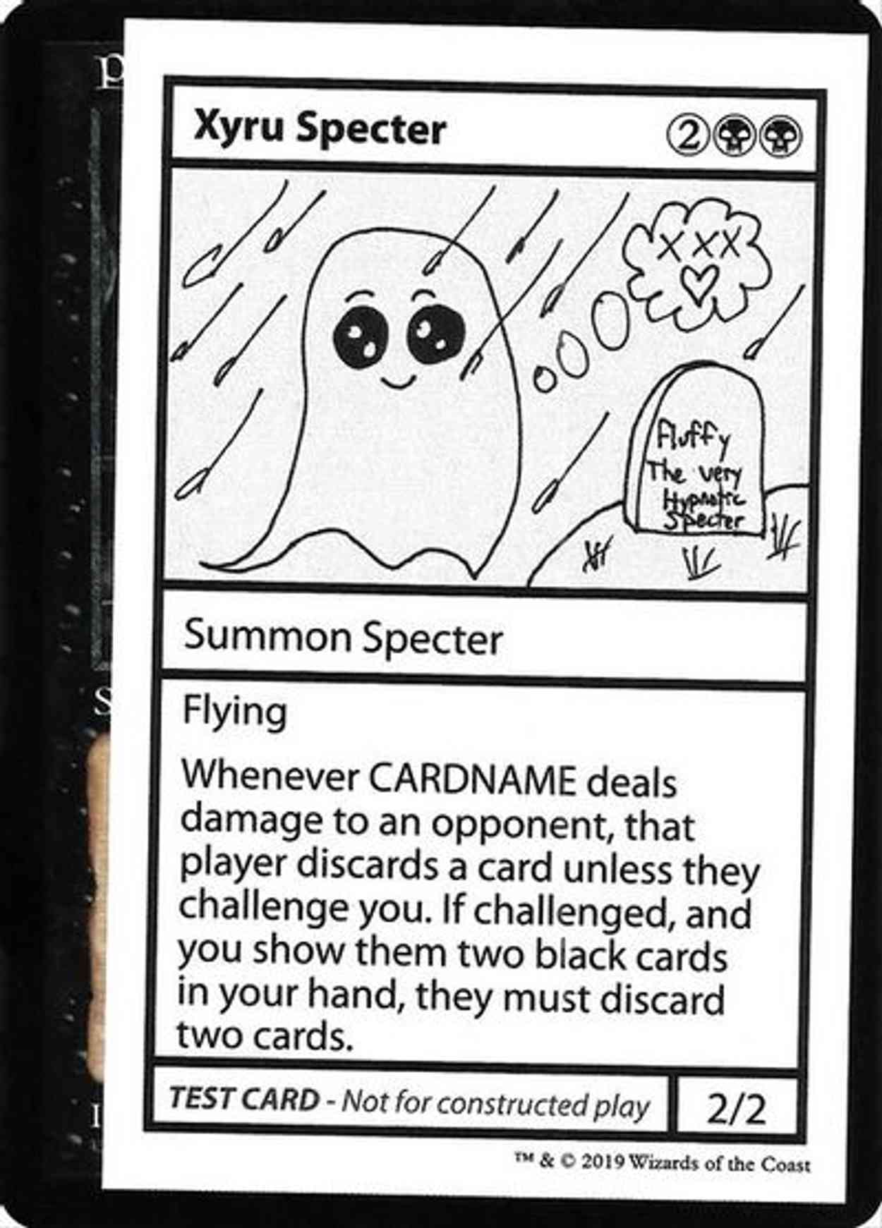 Xyru Specter (No PW Symbol) magic card front