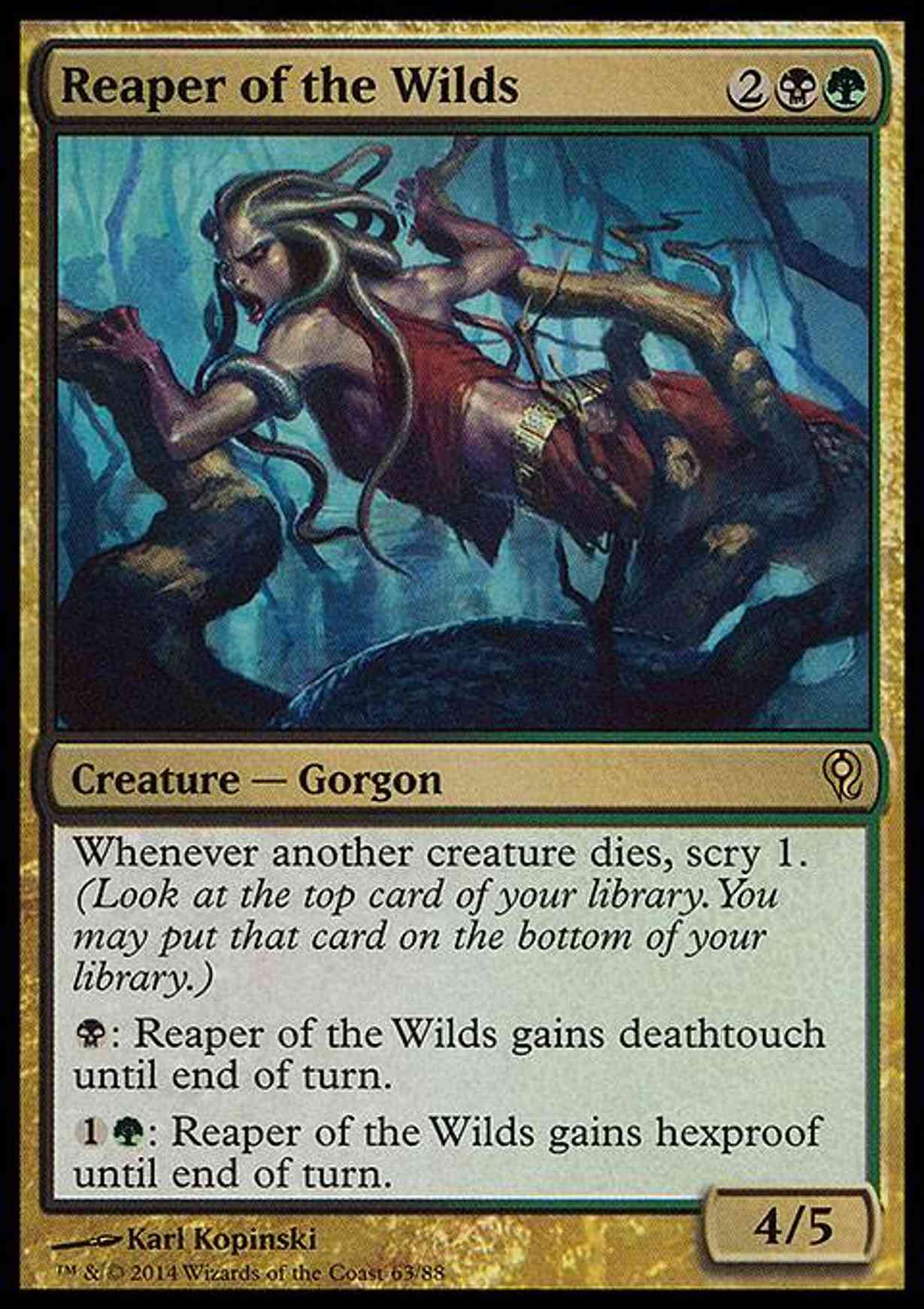 Reaper of the Wilds magic card front