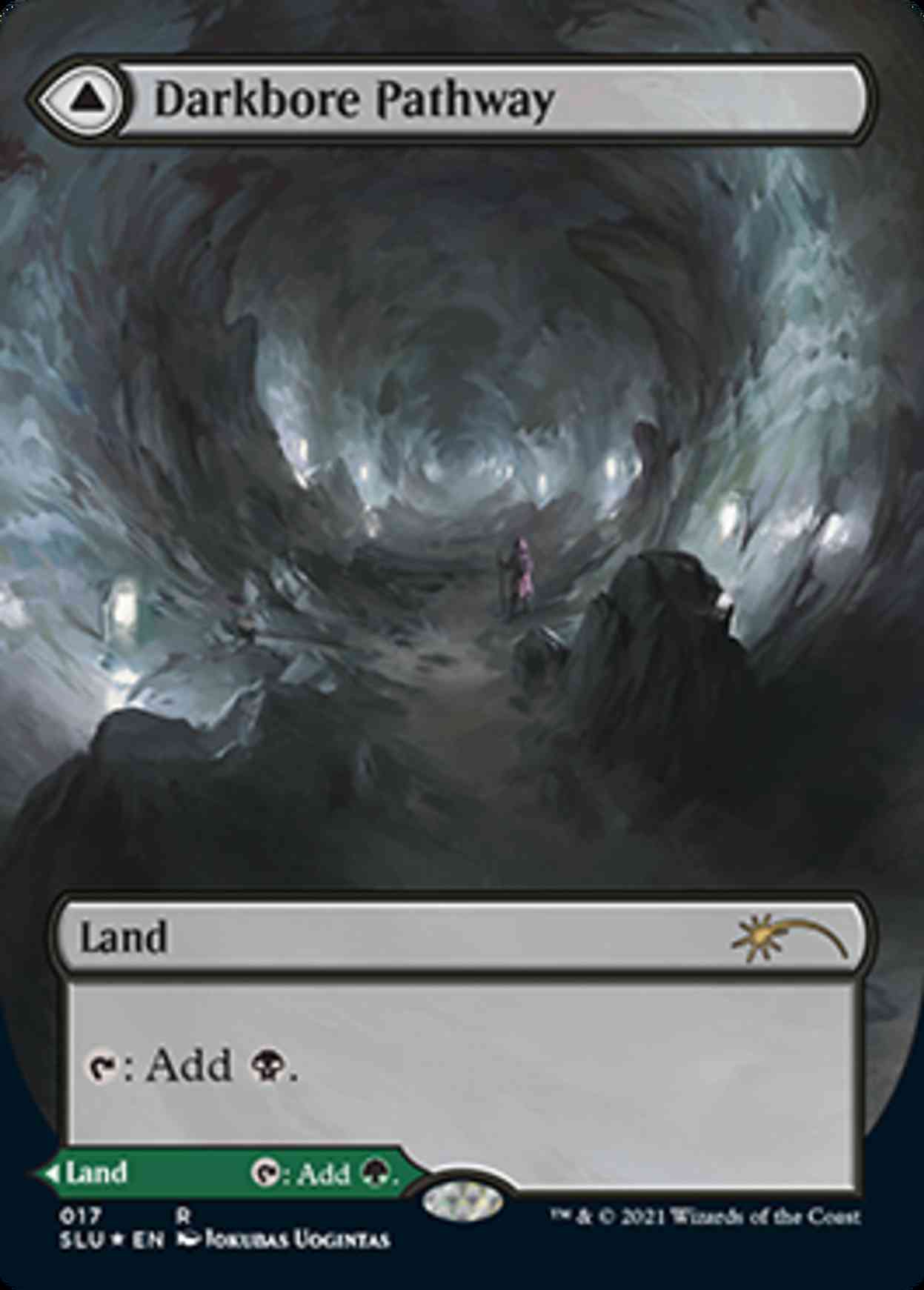 Darkbore Pathway (Borderless) magic card front