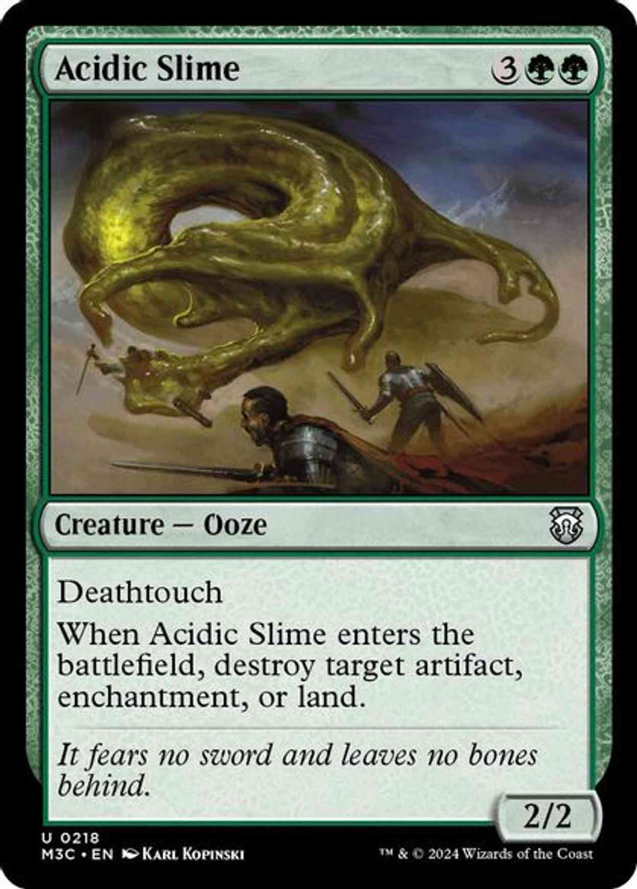 Acidic Slime (Ripple Foil) magic card front