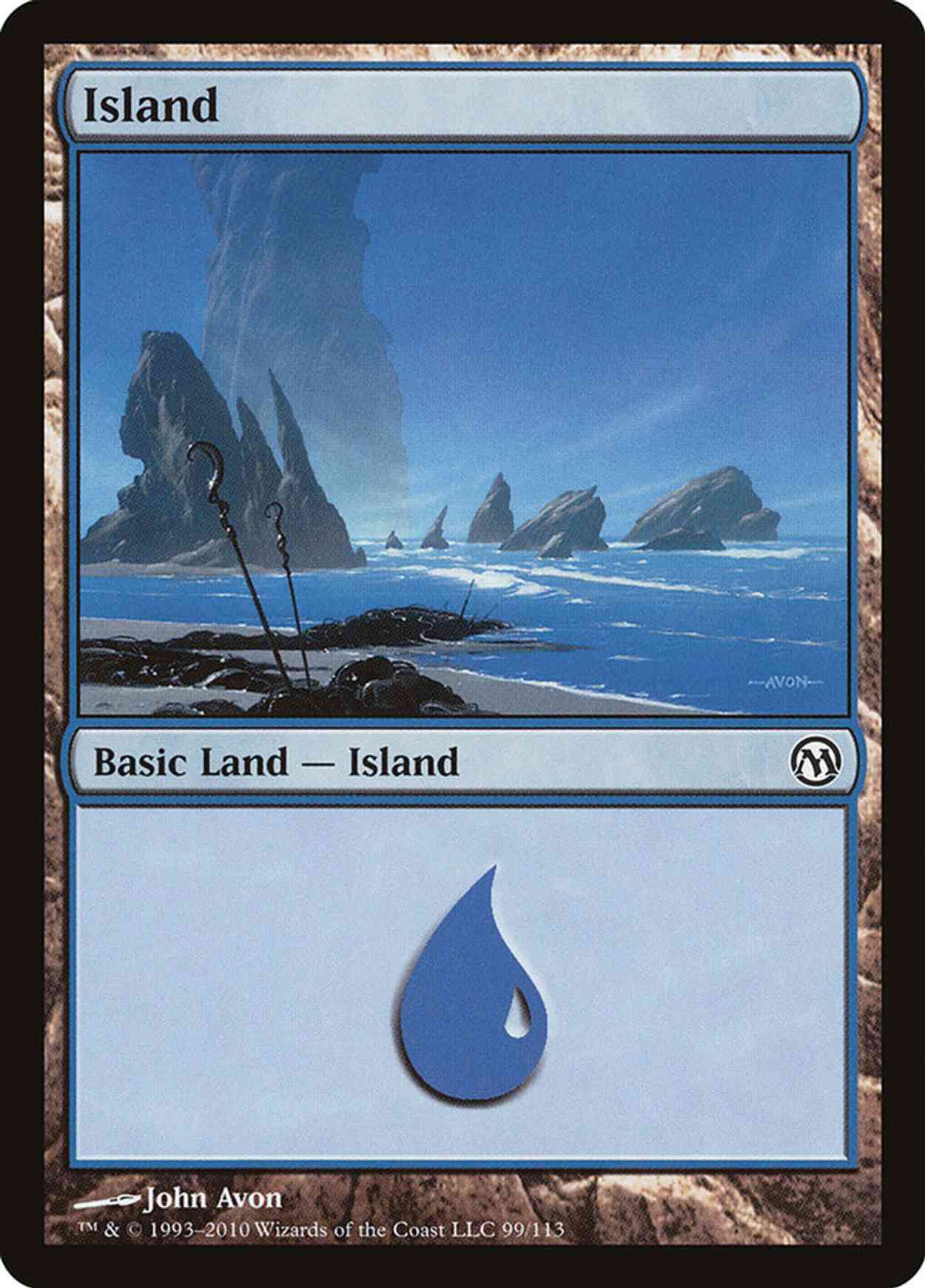 Island (99) magic card front