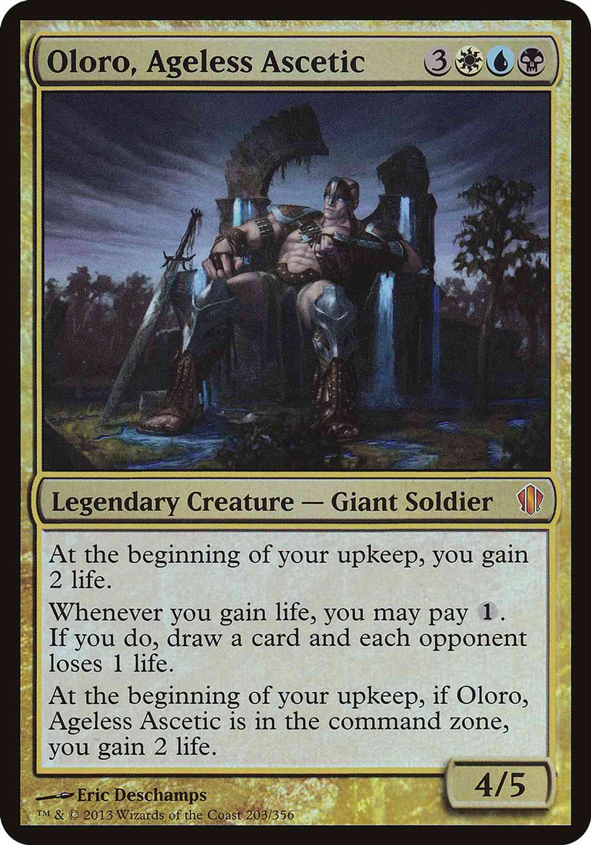 Oloro, Ageless Ascetic (Commander 2013) magic card front