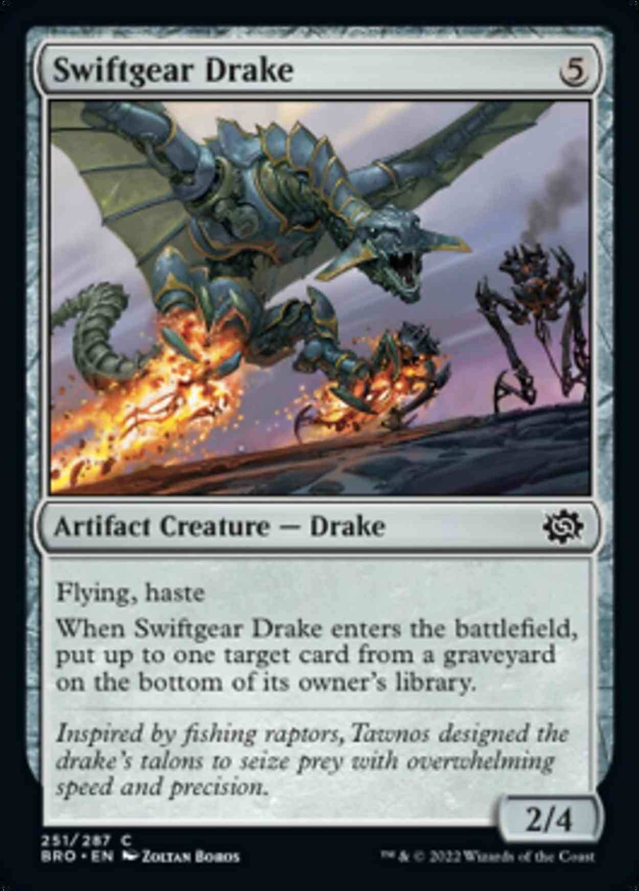 Swiftgear Drake magic card front