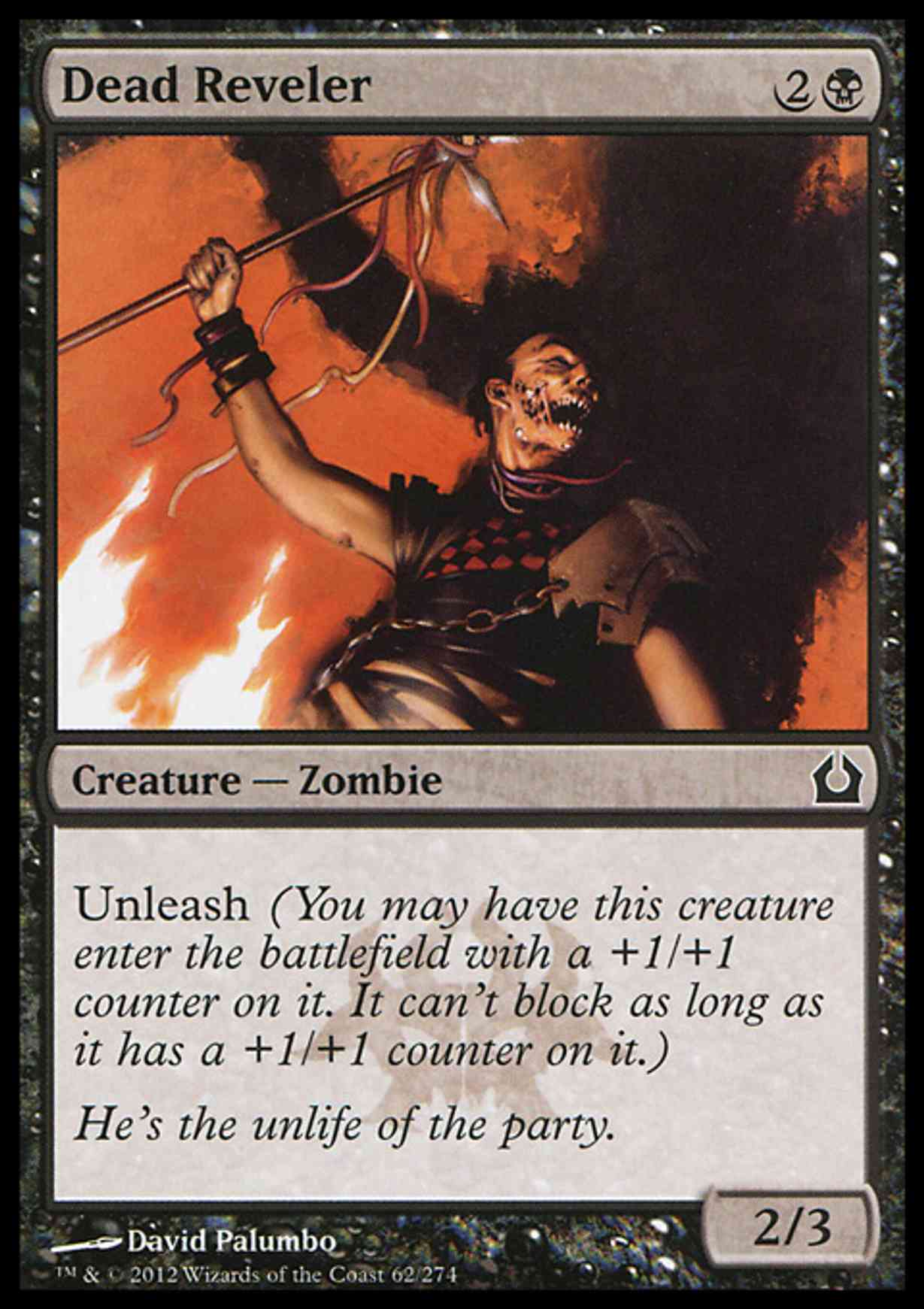 Dead Reveler magic card front