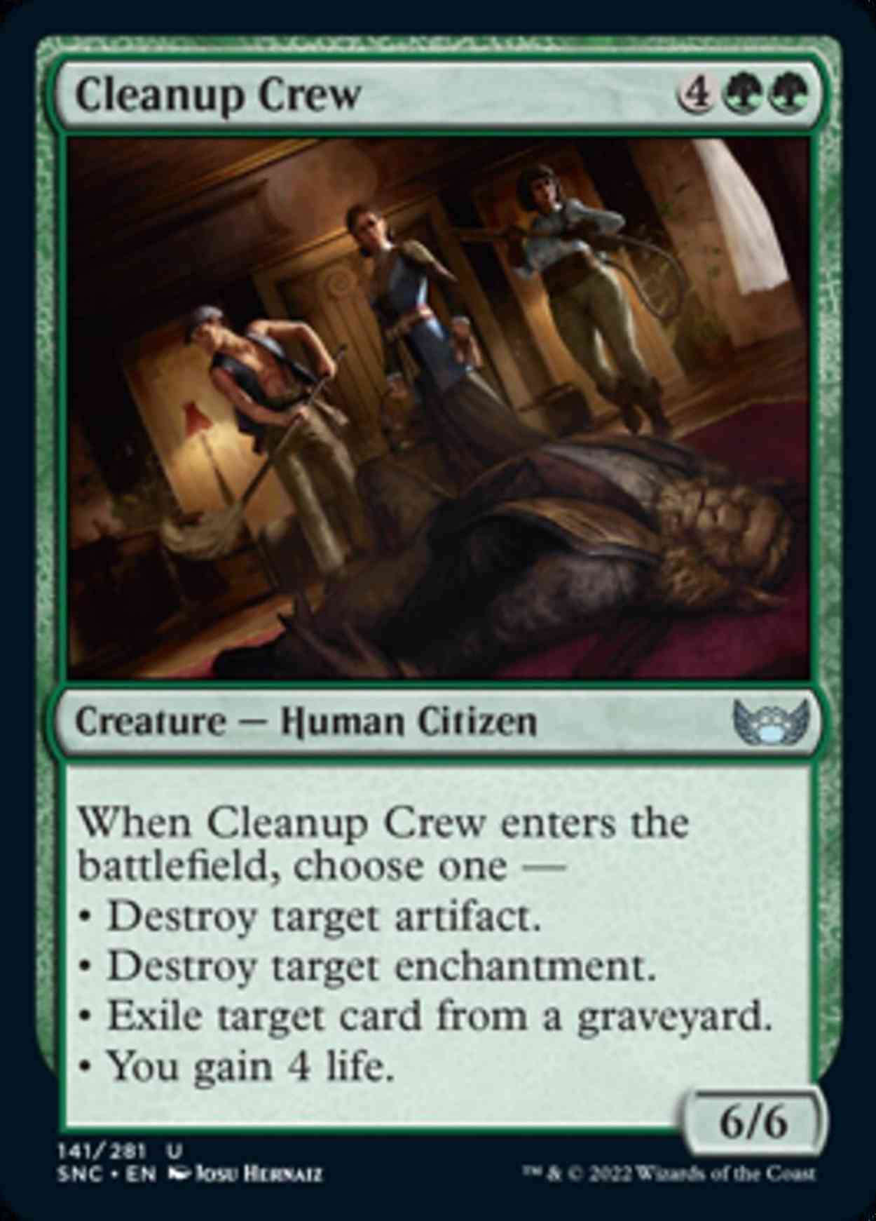 Cleanup Crew magic card front