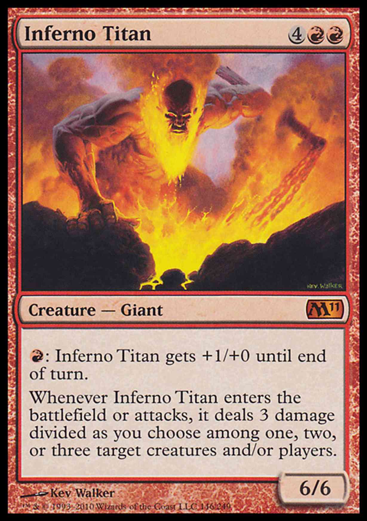 Inferno Titan magic card front