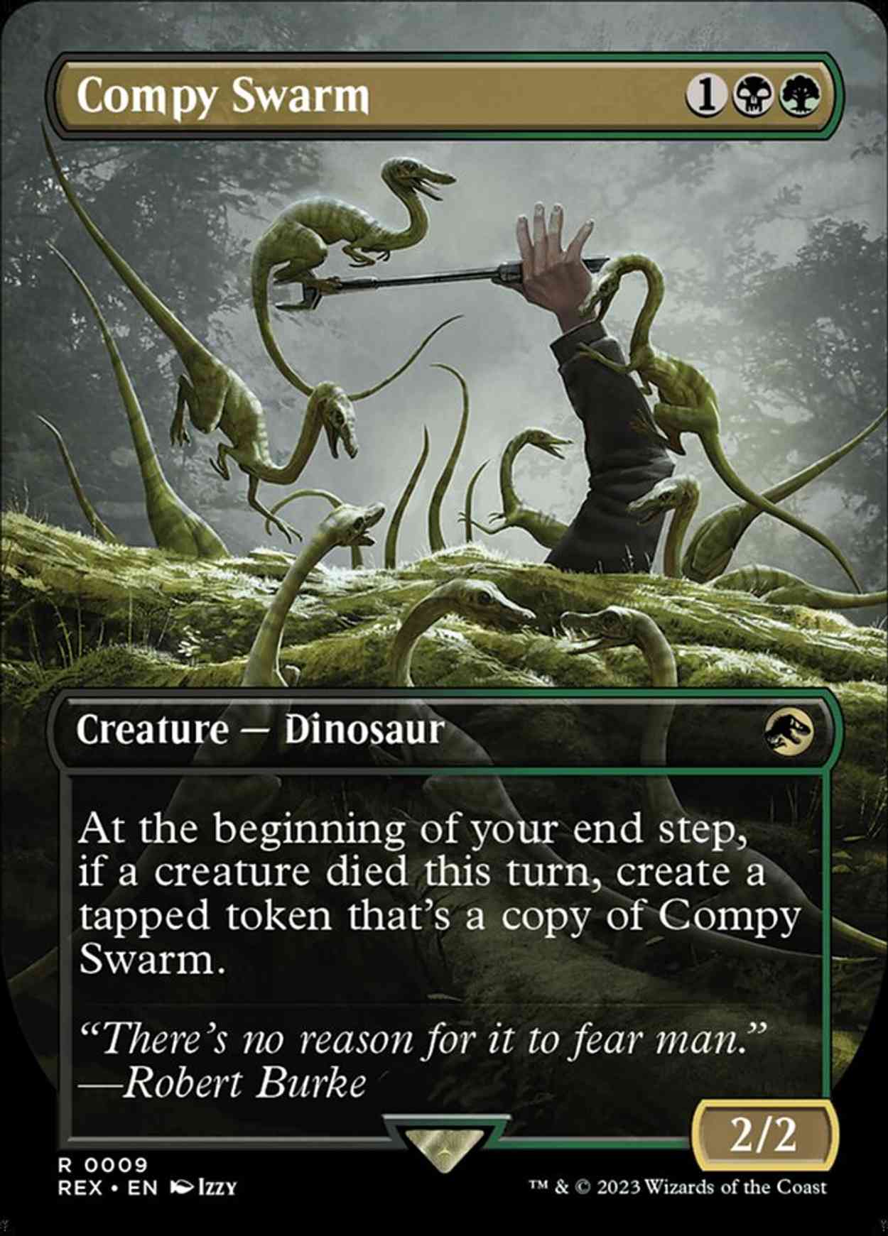 Compy Swarm (Borderless) magic card front