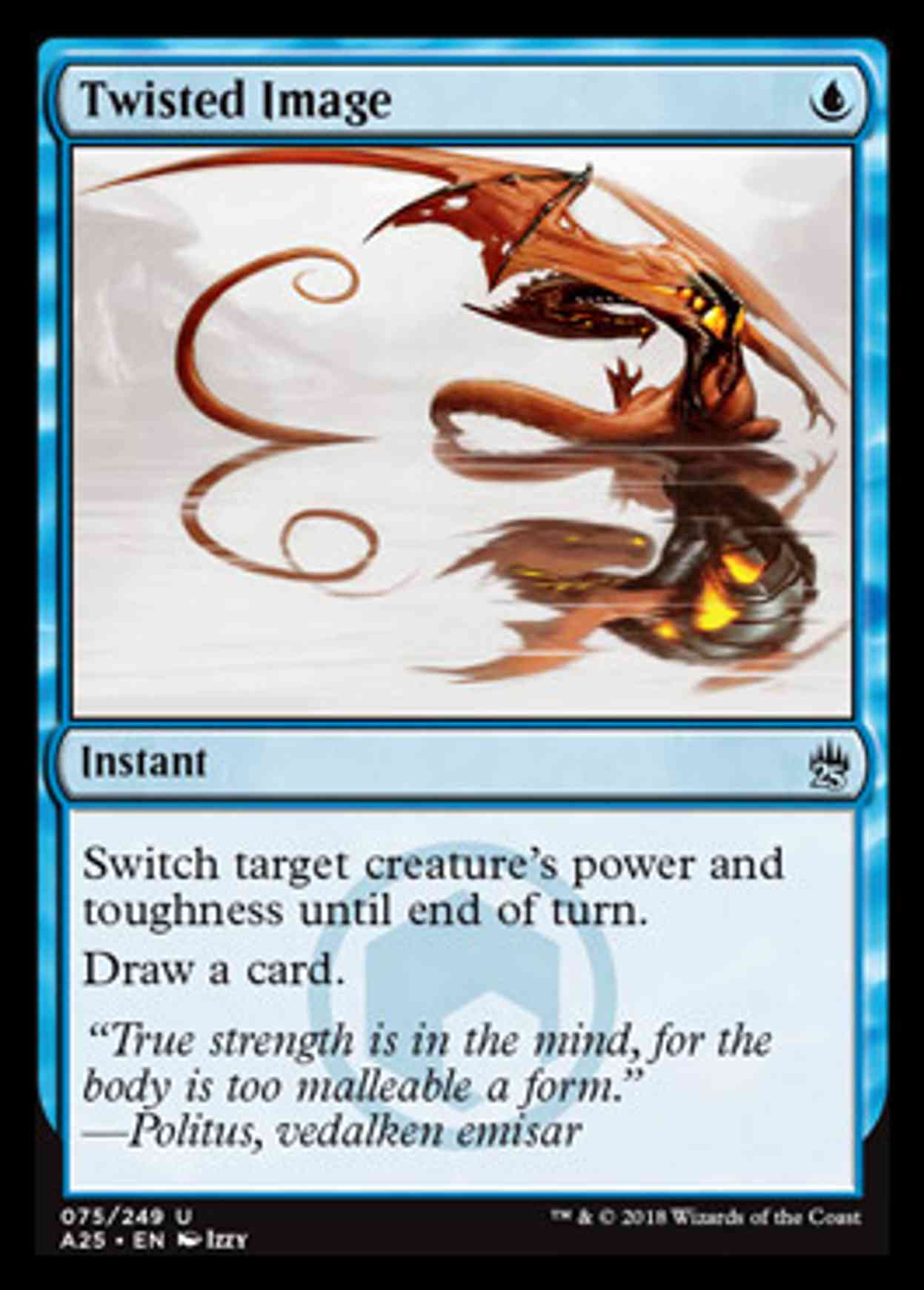 Twisted Image magic card front