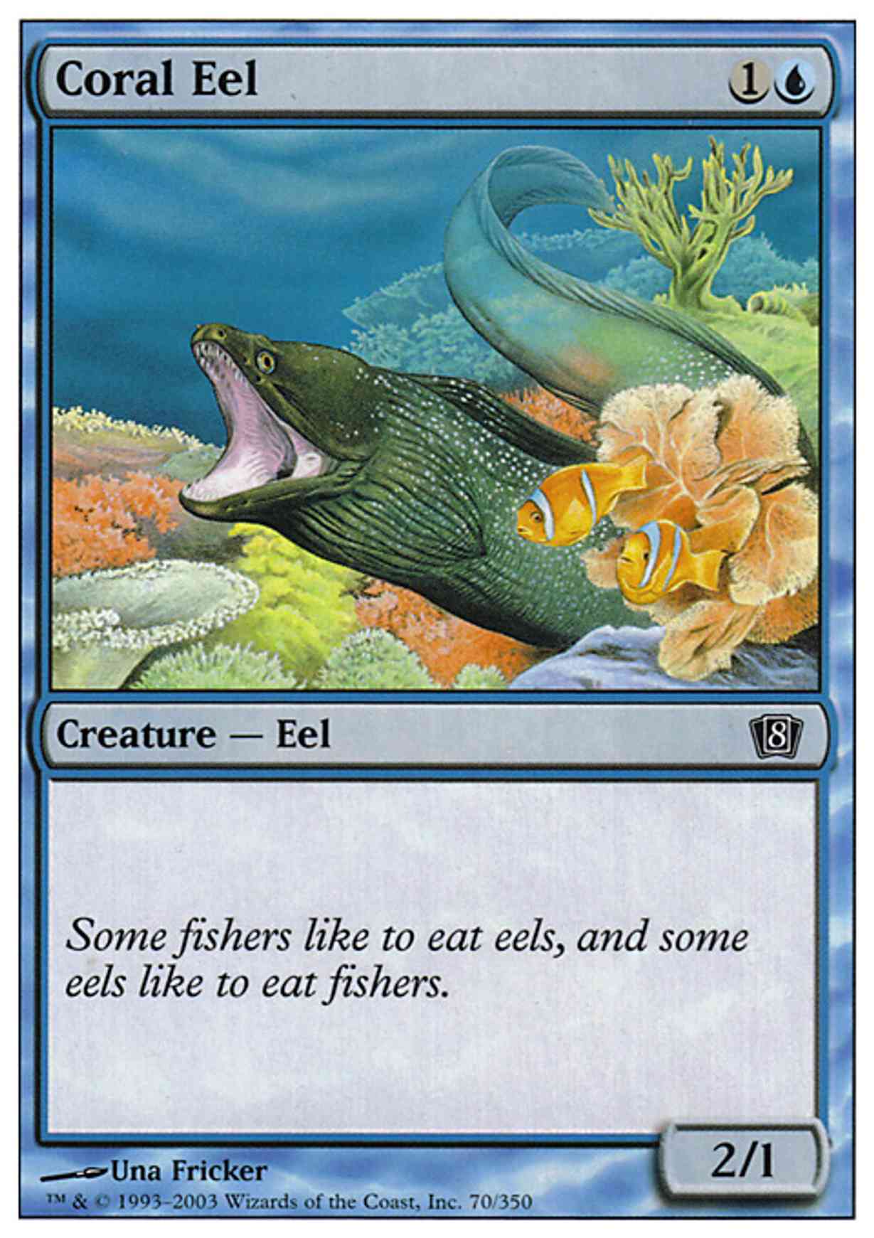 Coral Eel magic card front