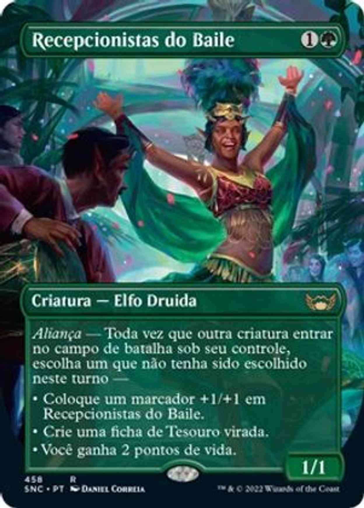 Gala Greeters (Portuguese) magic card front