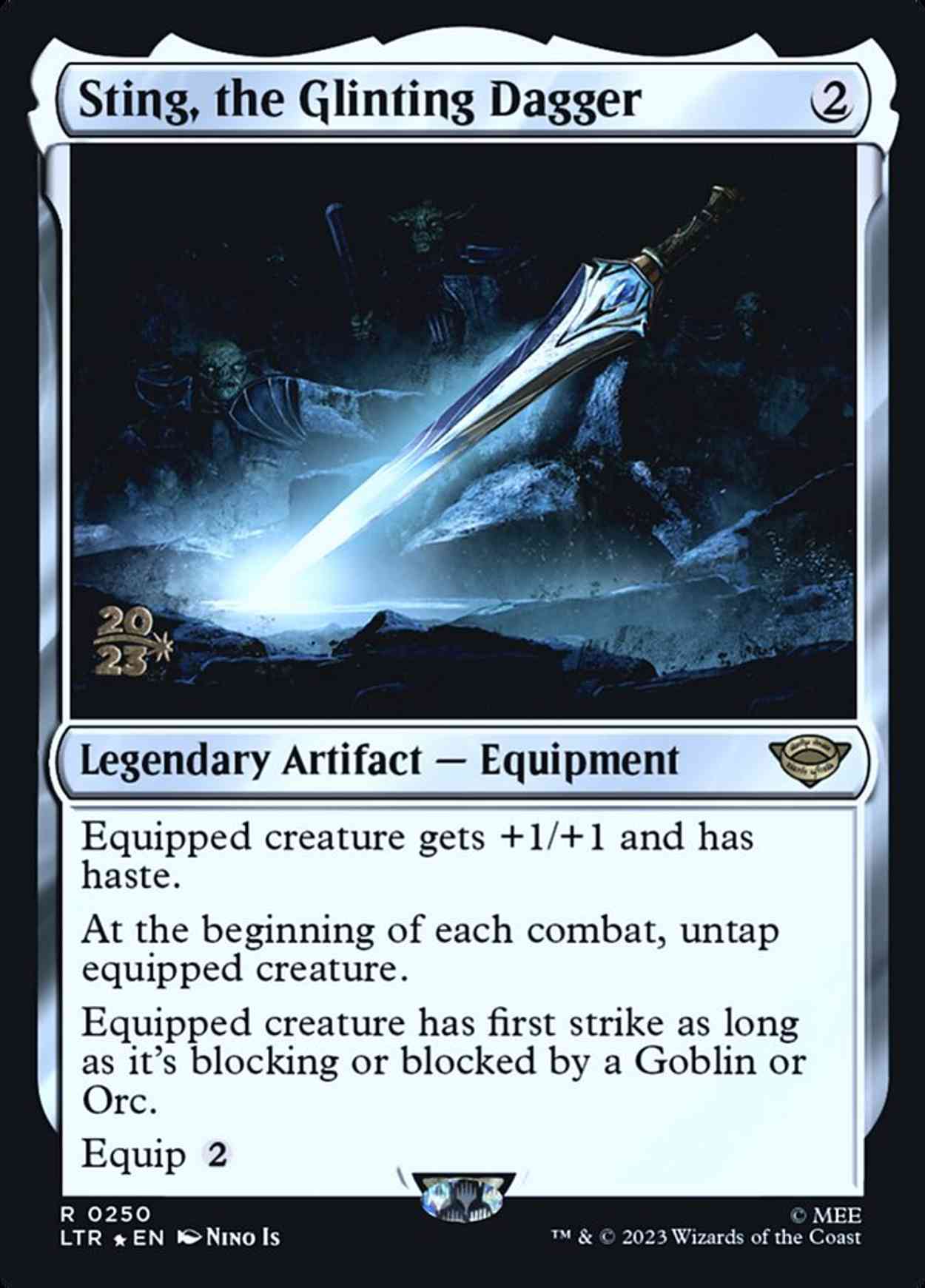 Sting, the Glinting Dagger magic card front