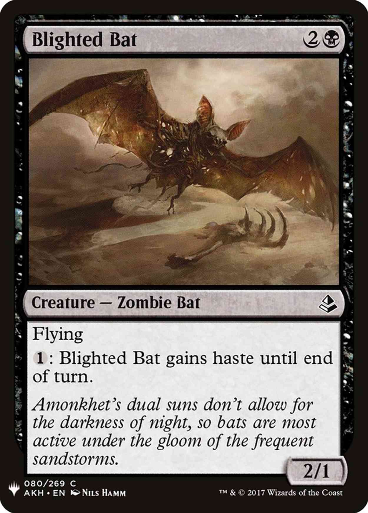 Blighted Bat magic card front