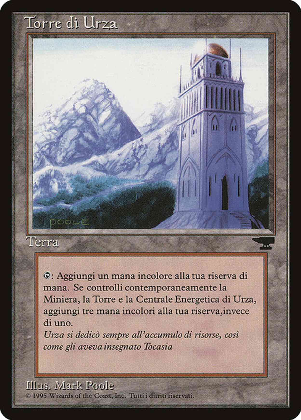 Urza's Tower (Mountains) (Italian) - "Torre di Urza" magic card front