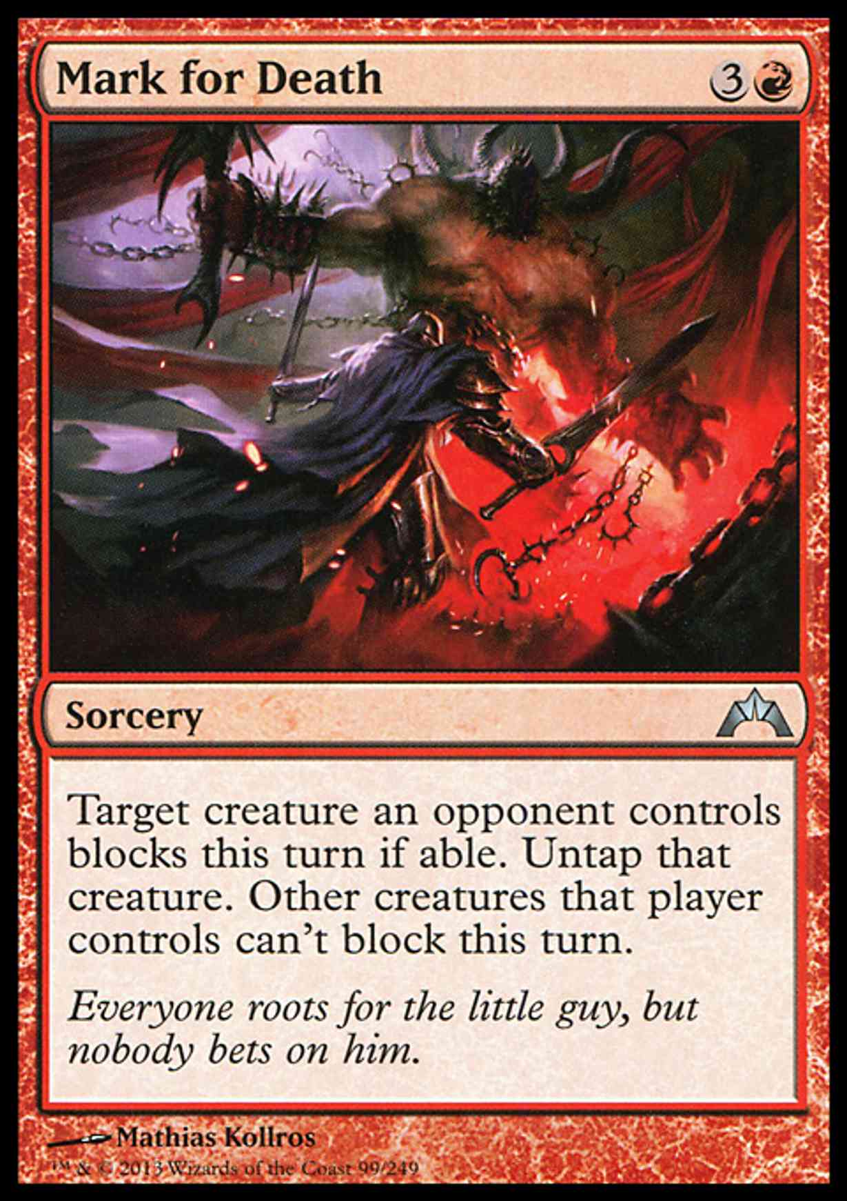 Mark for Death magic card front
