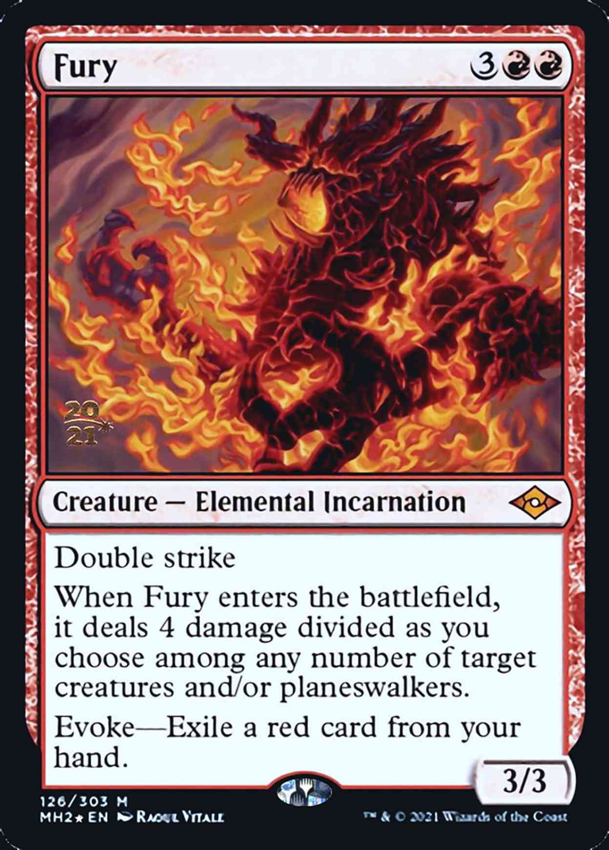 Fury magic card front