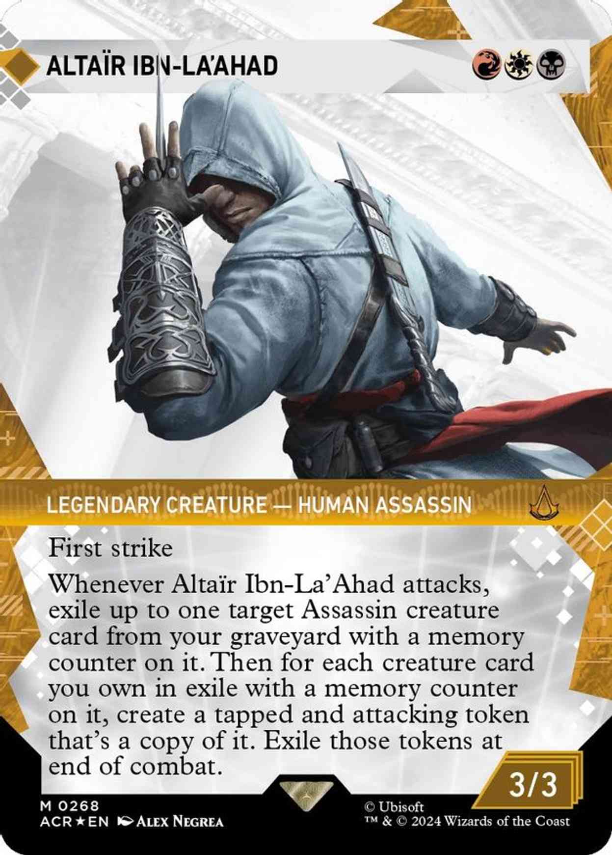 Altair Ibn-La'Ahad (Showcase) (Textured Foil) magic card front