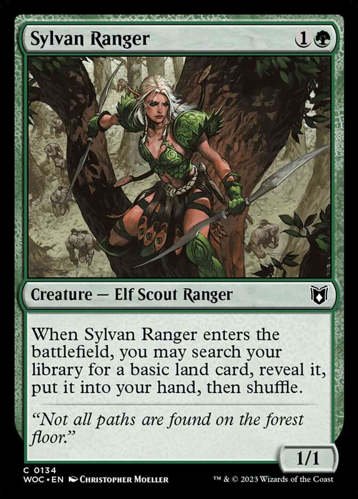 Sylvan Ranger magic card front