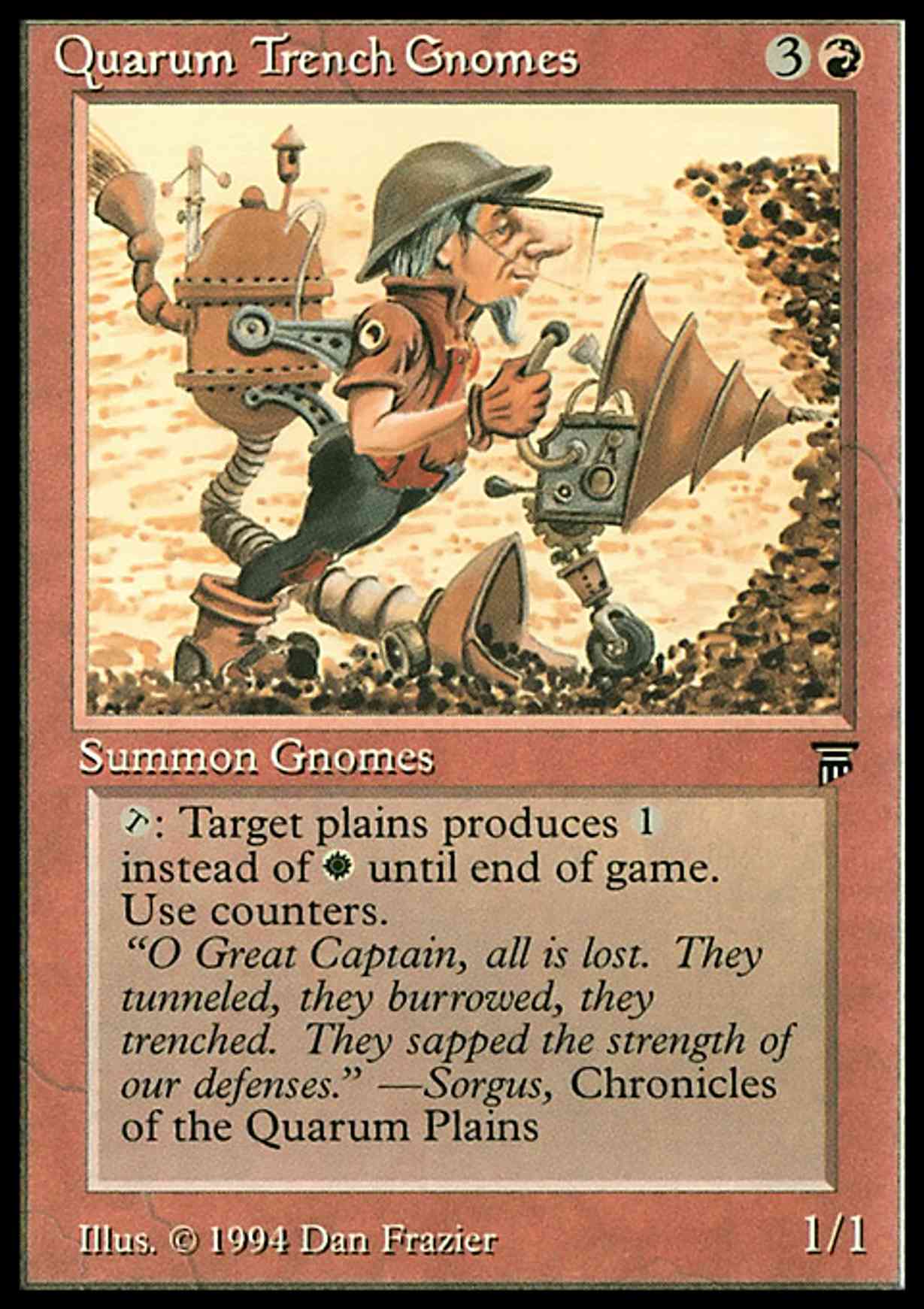 Quarum Trench Gnomes magic card front