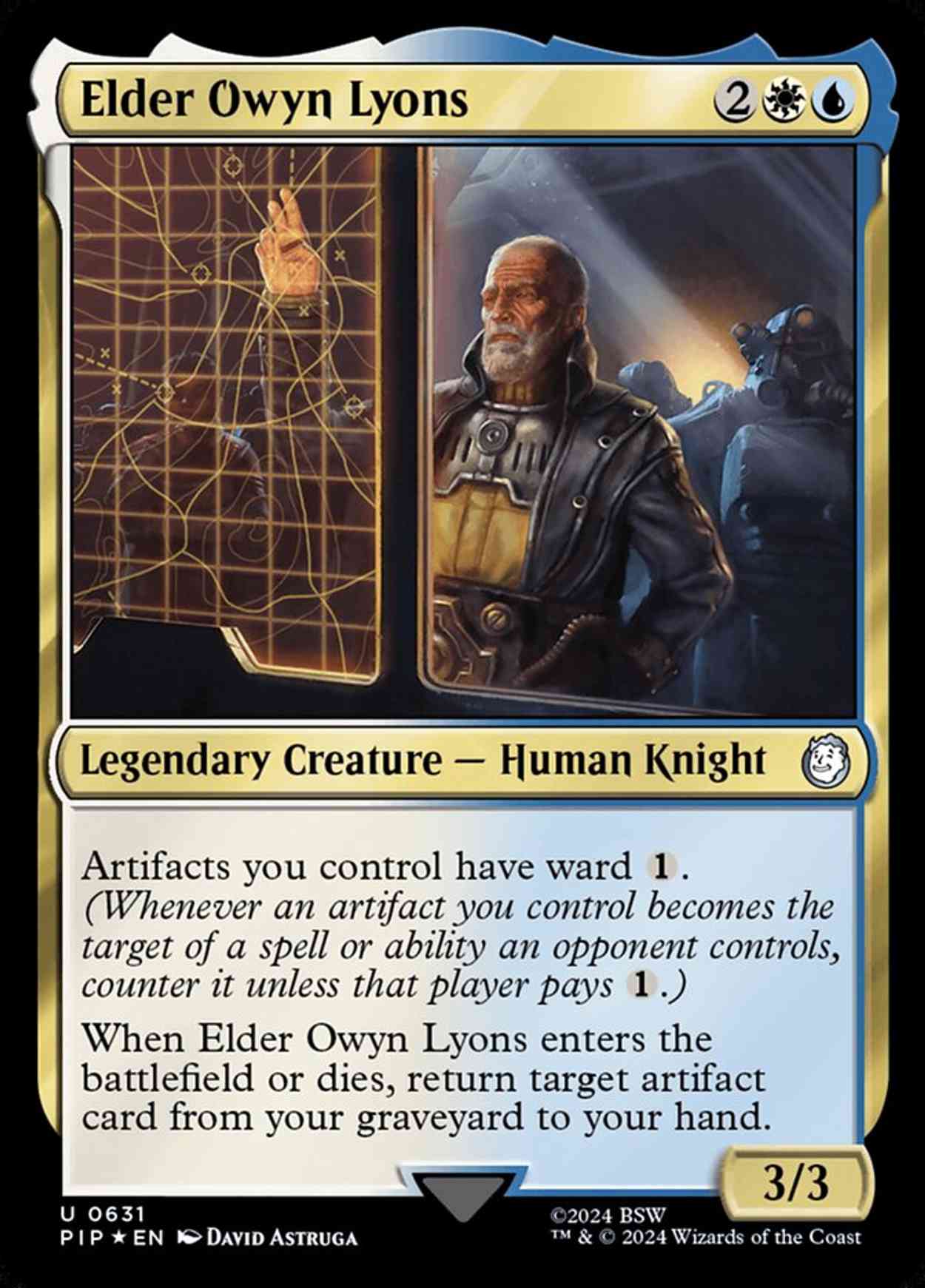 Elder Owyn Lyons (Surge Foil) magic card front